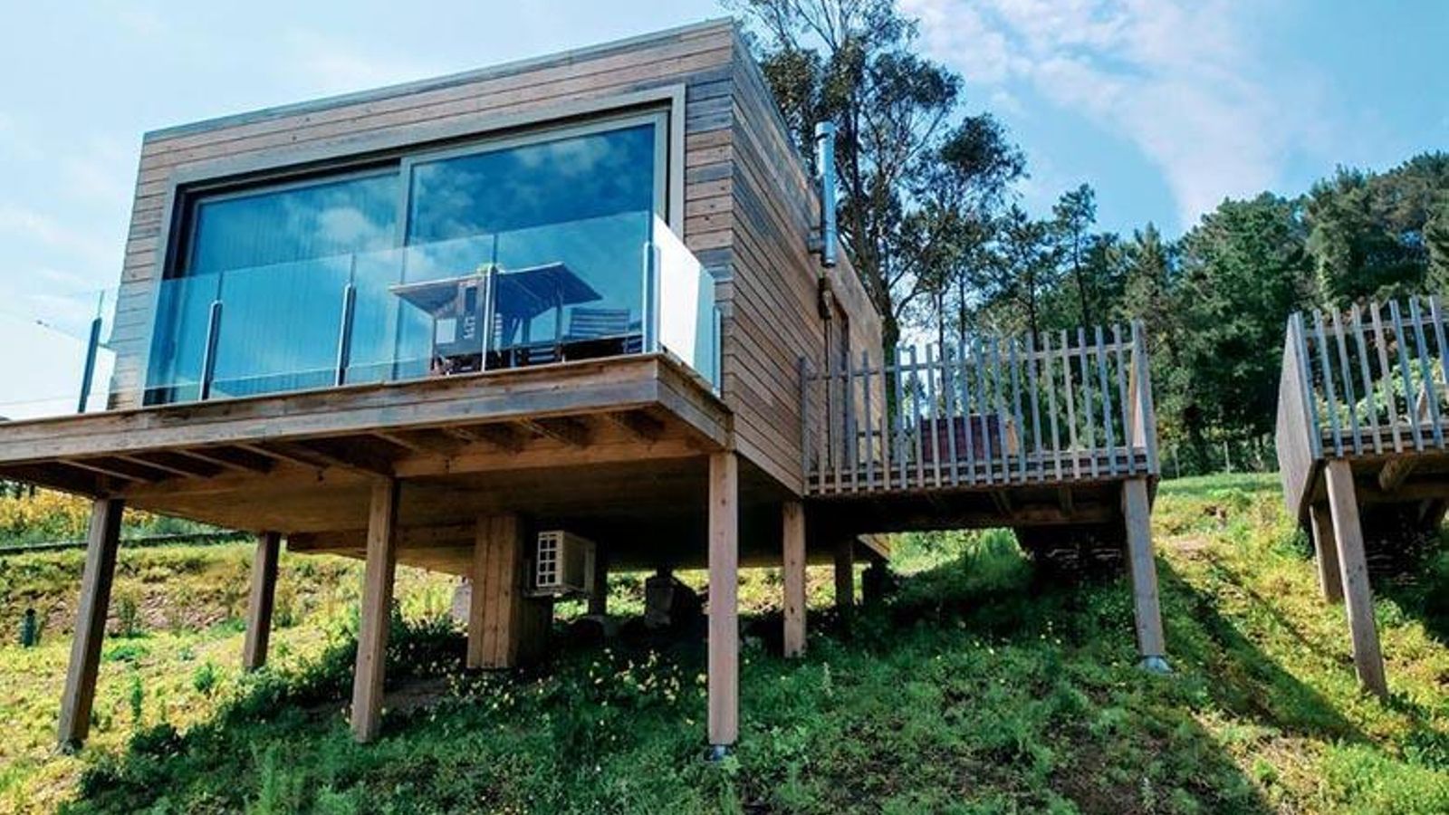 Alojamiento alternativo en un entorno rural.