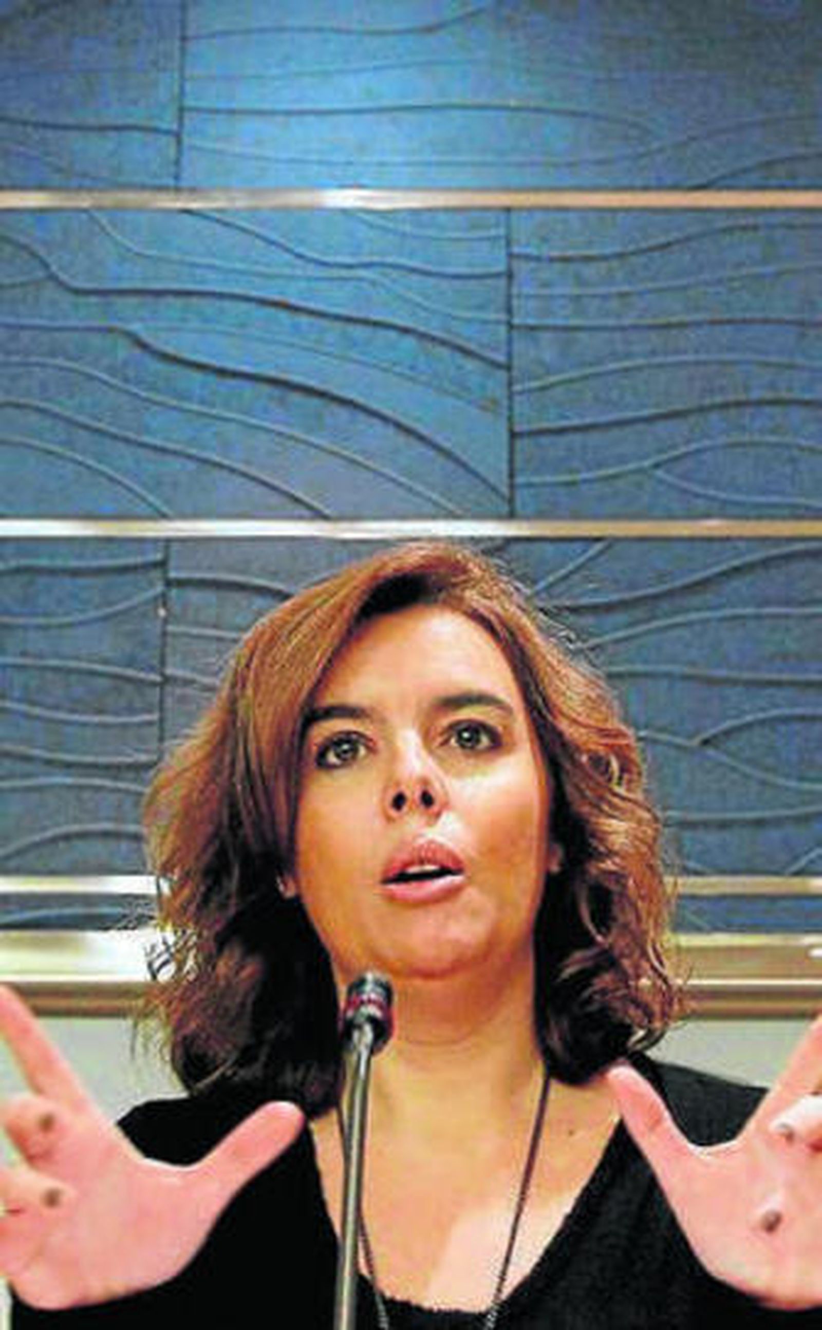 Soraya Sáez de Santamaría.