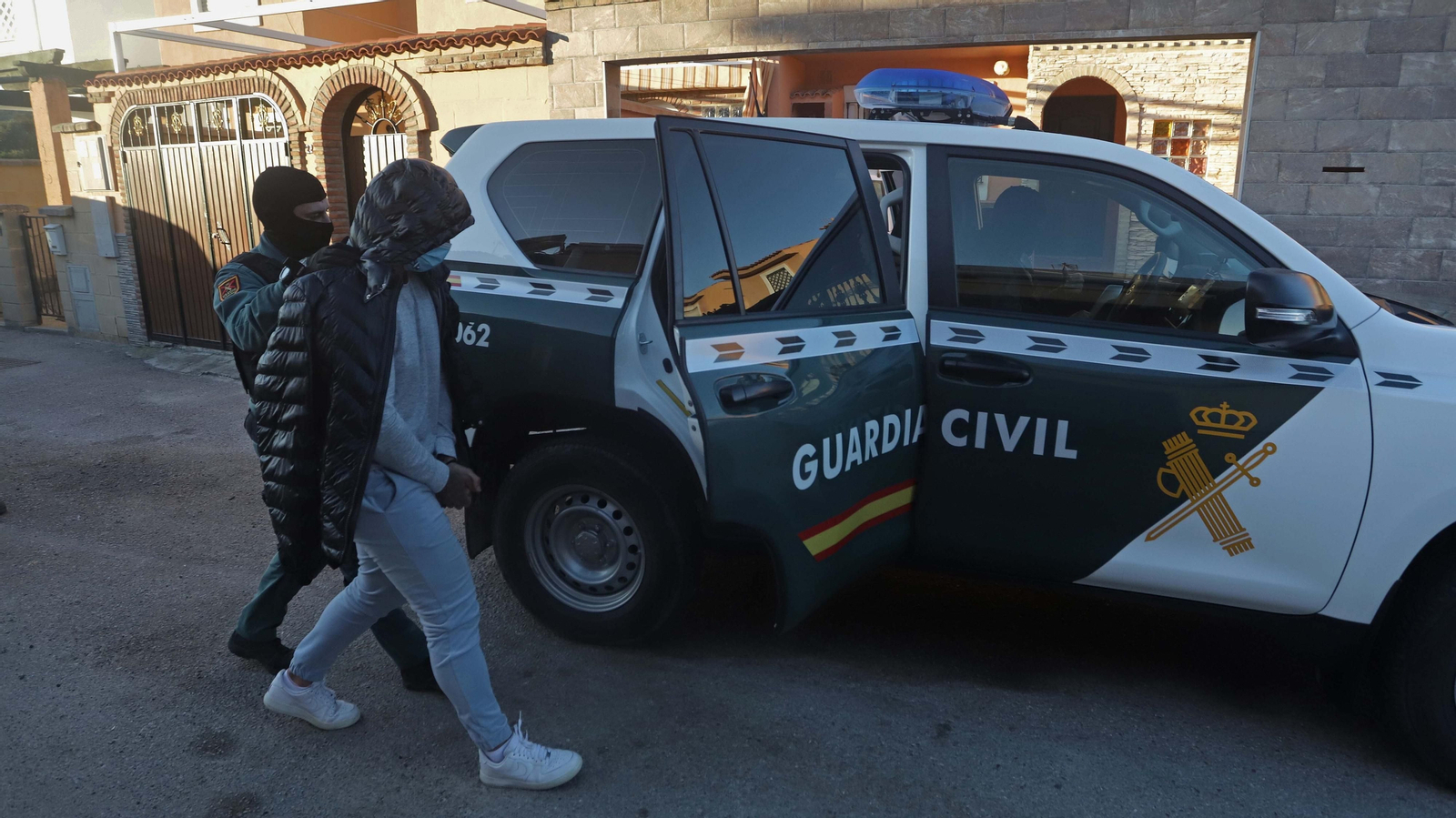 Fotos de los registros de la Guardia Civil en Algeciras