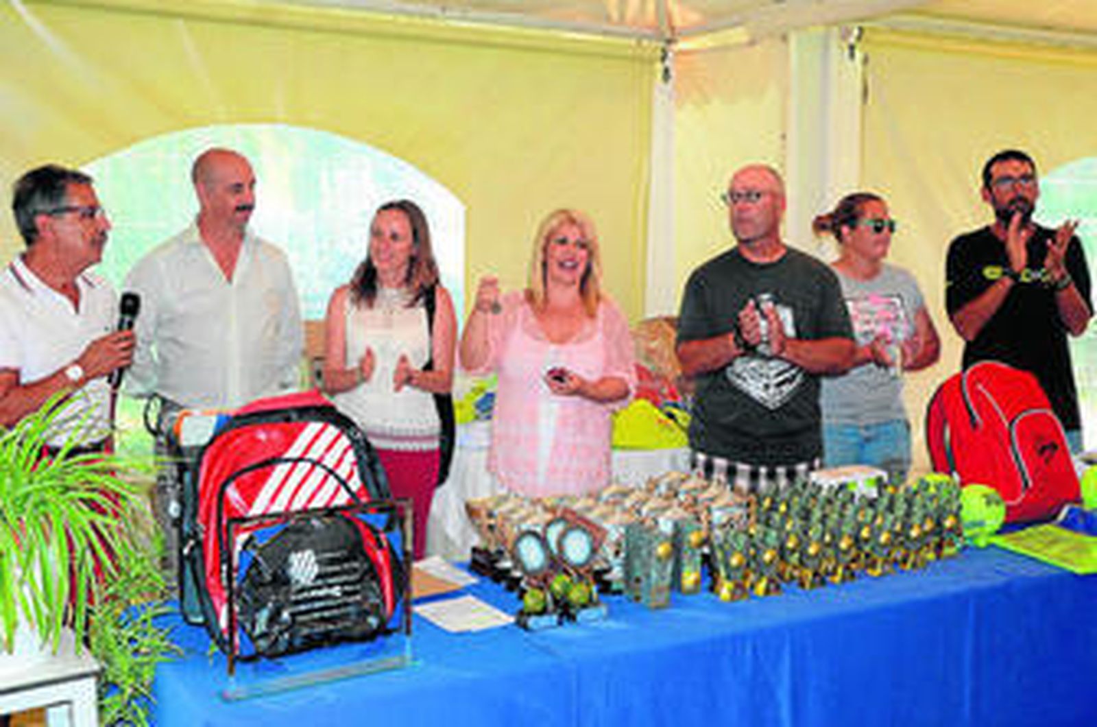 Mamen Sánchez, alcaldesa de Jerez, presidió la entrega de trofeos en la ATJ.
