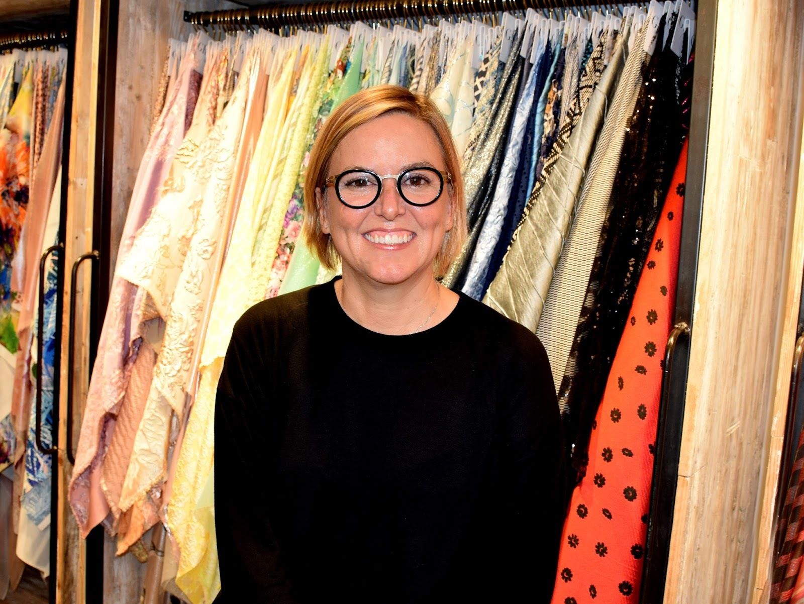 Nuria Sardá, directora creativa de la firma Andrés Sardá, que hoy desfila en Madrid.