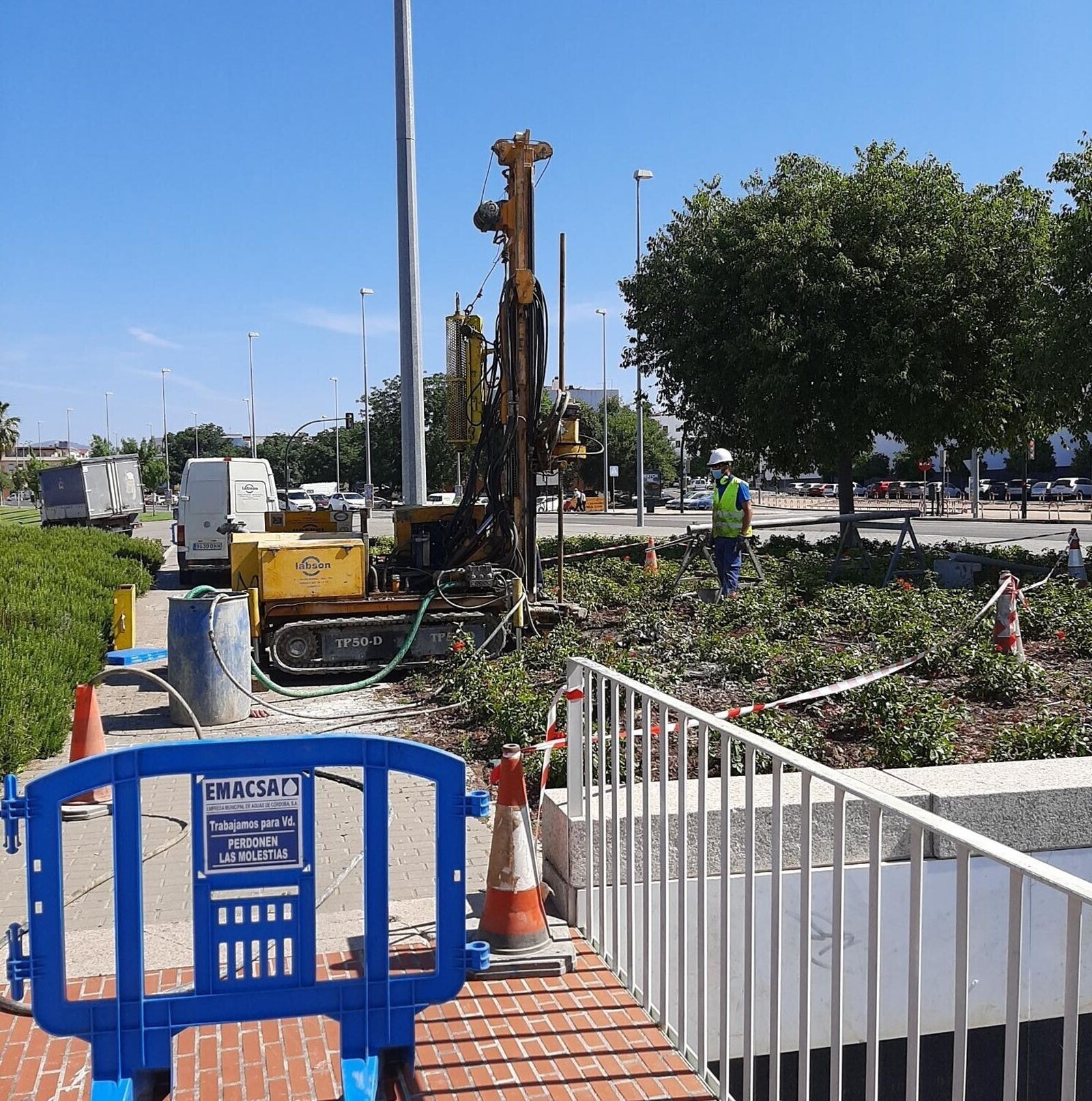 Estudios geotécnicos para el tanque de tormentas del Balcón del Guadalquivir.