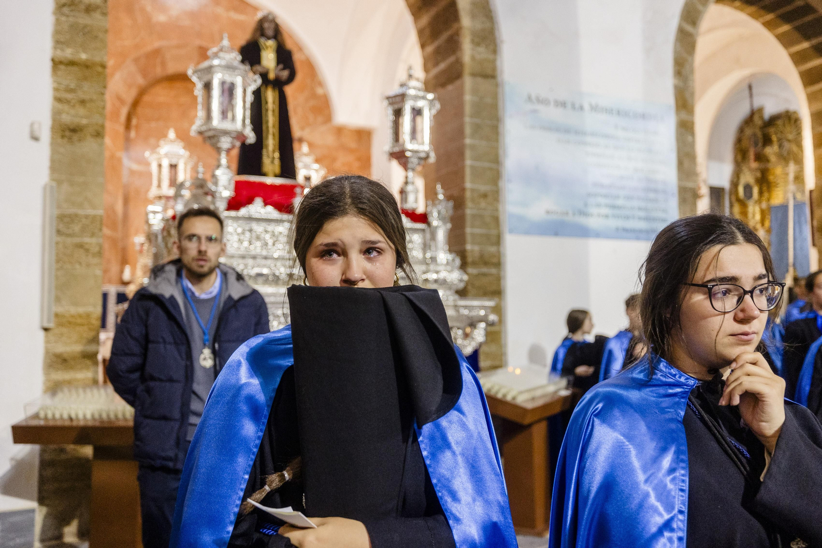 Las imágenes de la cofradía de Las Aguas este Miércoles Santo en la Semana Santa de Cádiz de 2024
