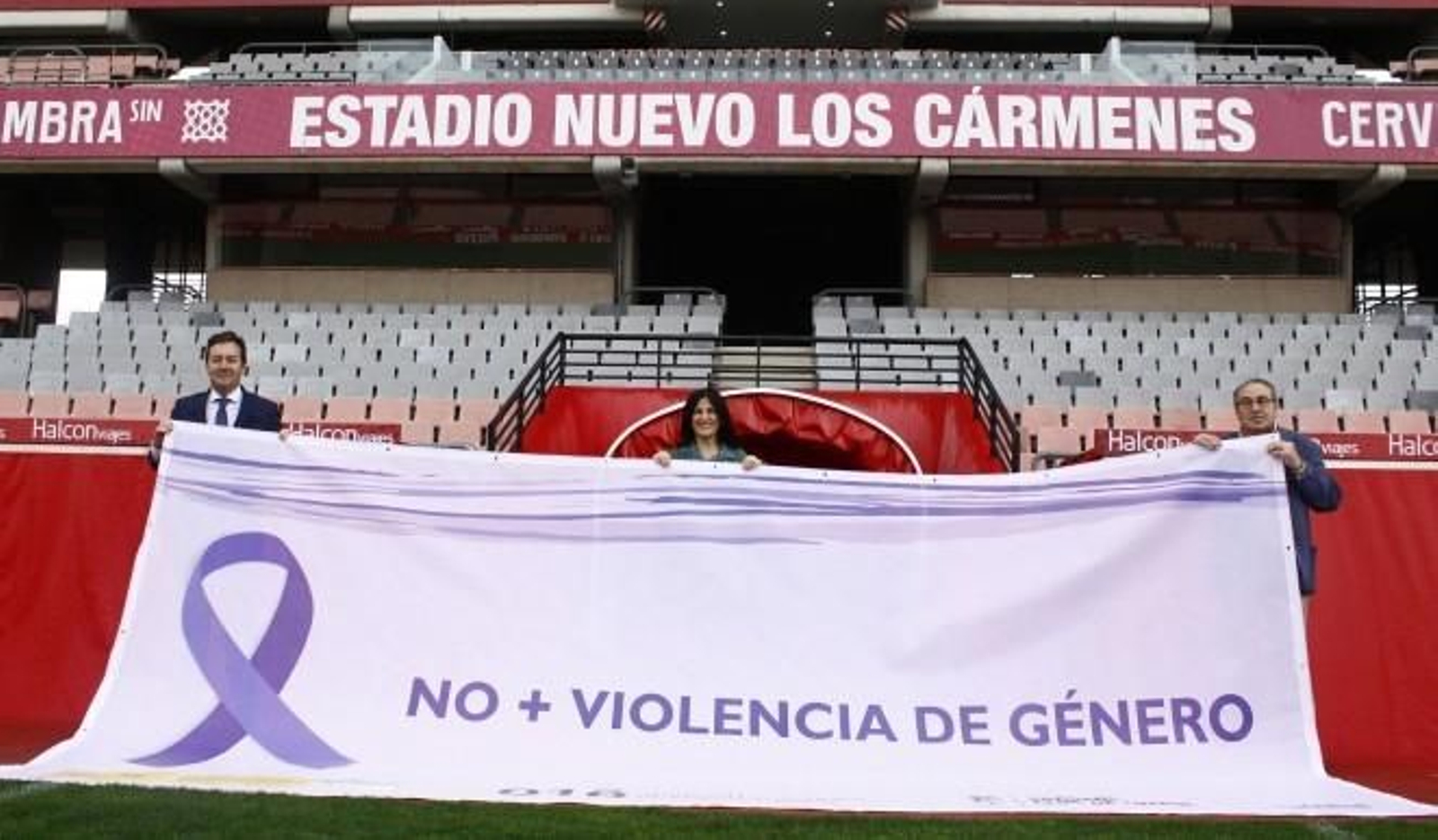 Presentación de la campaña en el Nuevo Los Cármenes