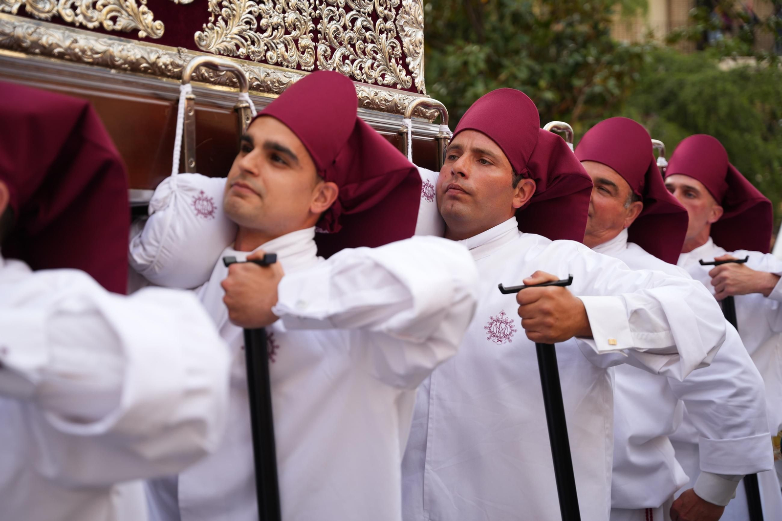 La procesión de Pasión en el Lunes Santo de Lucena