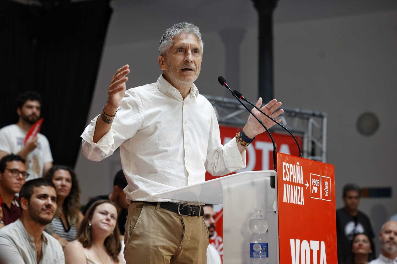 Imágenes del cierre de campaña del PSOE en Cádiz con Rodríguez Zapatero