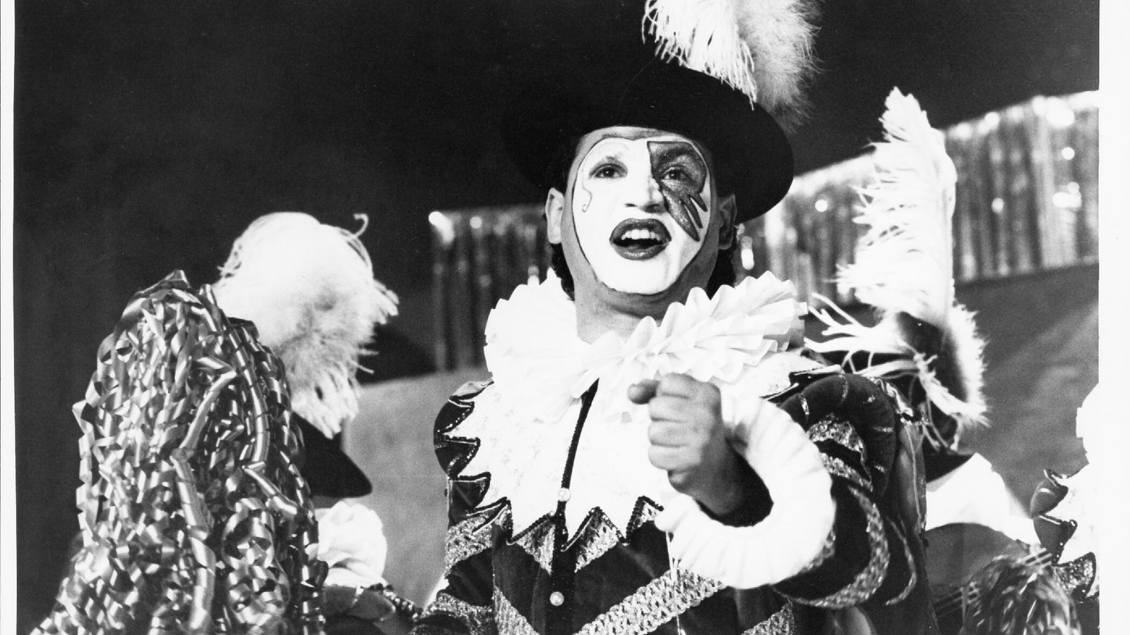 Comparsa 'Tras la máscara', segundo premio de 1989.