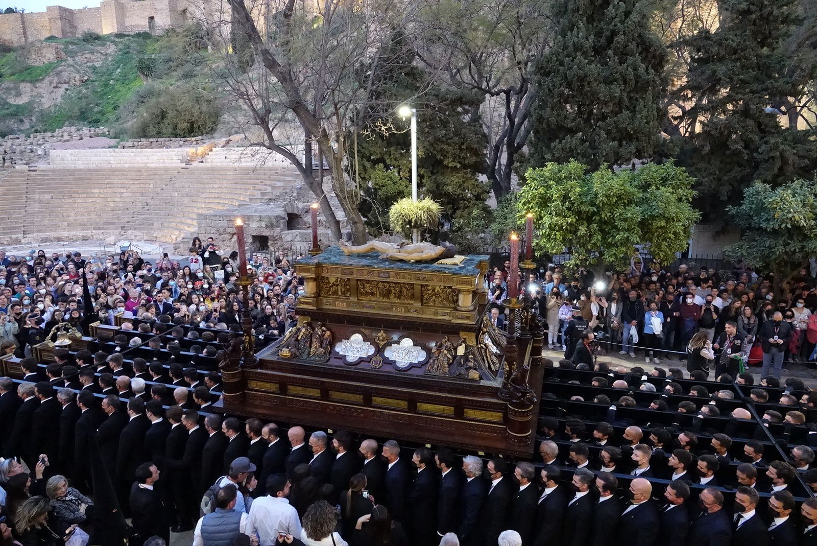 Las fotos del Sepulcro, en el Viernes Santo de Málaga