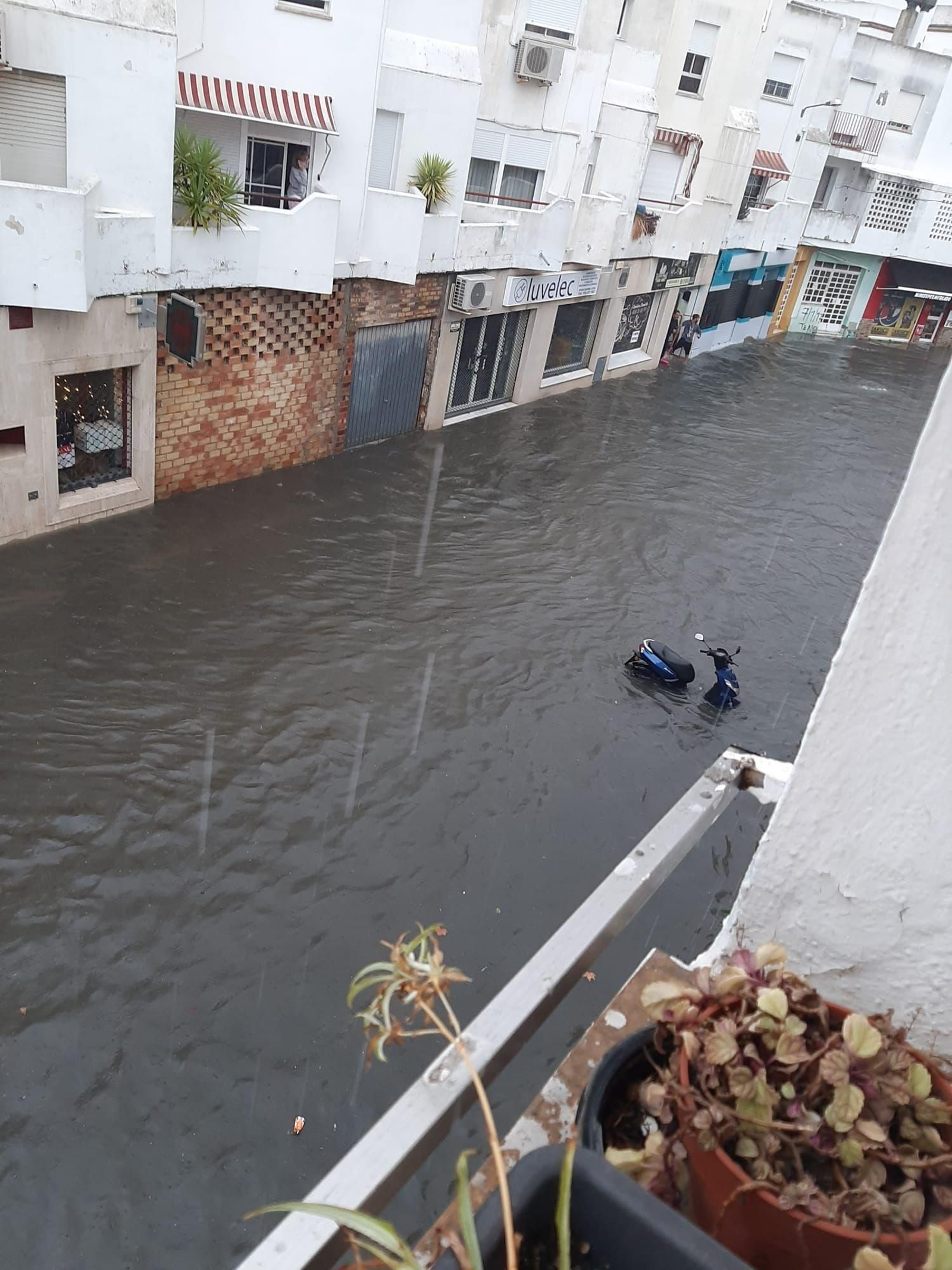 Imágenes de las inundaciones en El Puerto