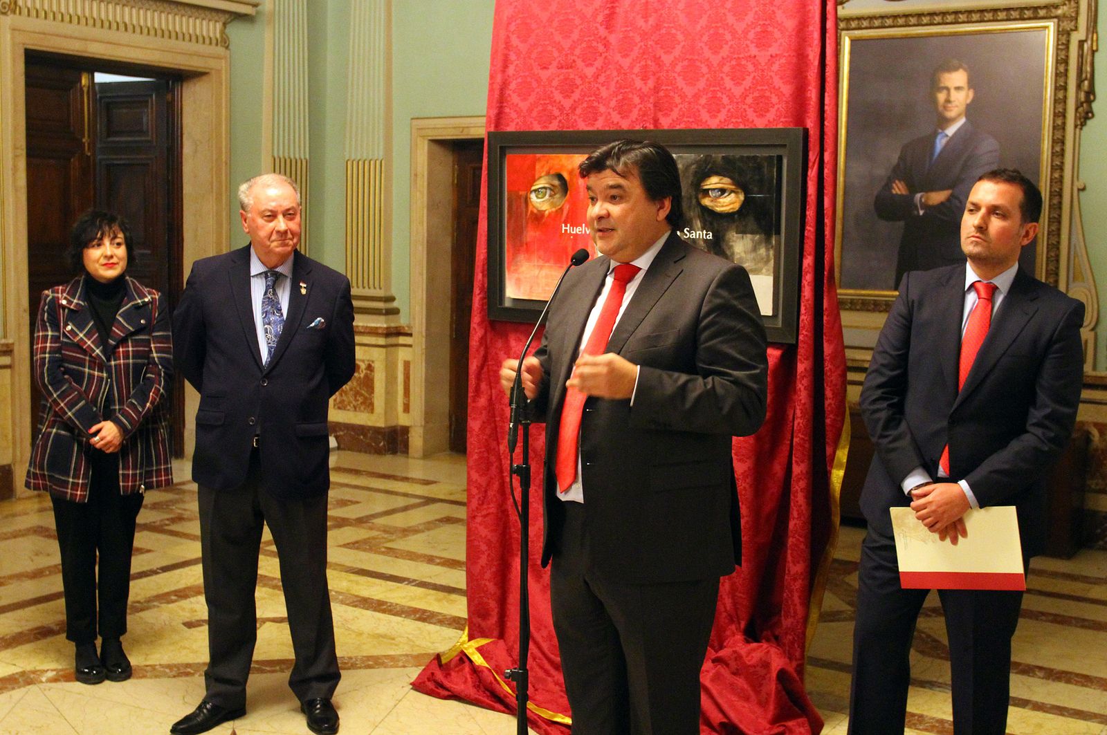 Imágenes de la presentación del cartel de la Semana Santa 2018