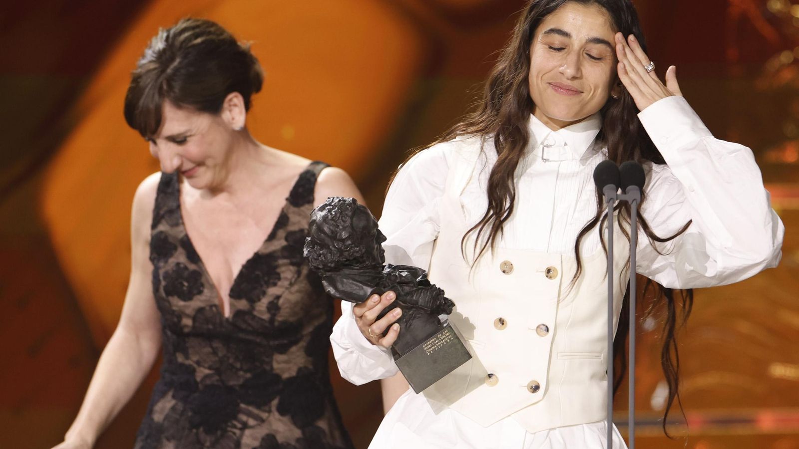 Carolina Yuste gana el Goya a mejor actriz por 'La infiltrada'. Carolina Yuste gana el Goya a mejor actriz por 'La infiltrada'.