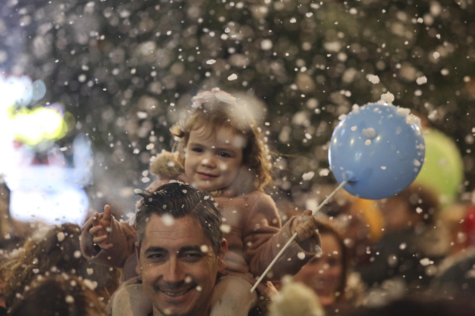 Fotos de la nieve en la Navidad de Málaga