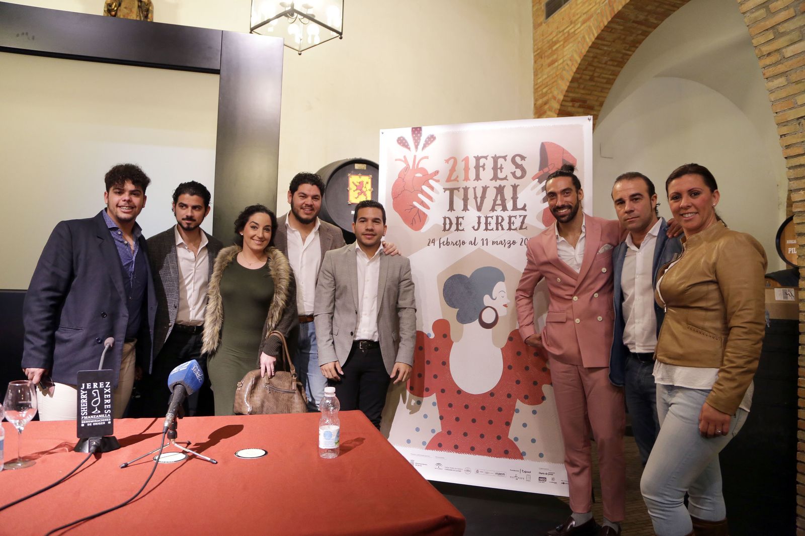 Los artistas que desfilarán hoy por el Festival de Jerez.