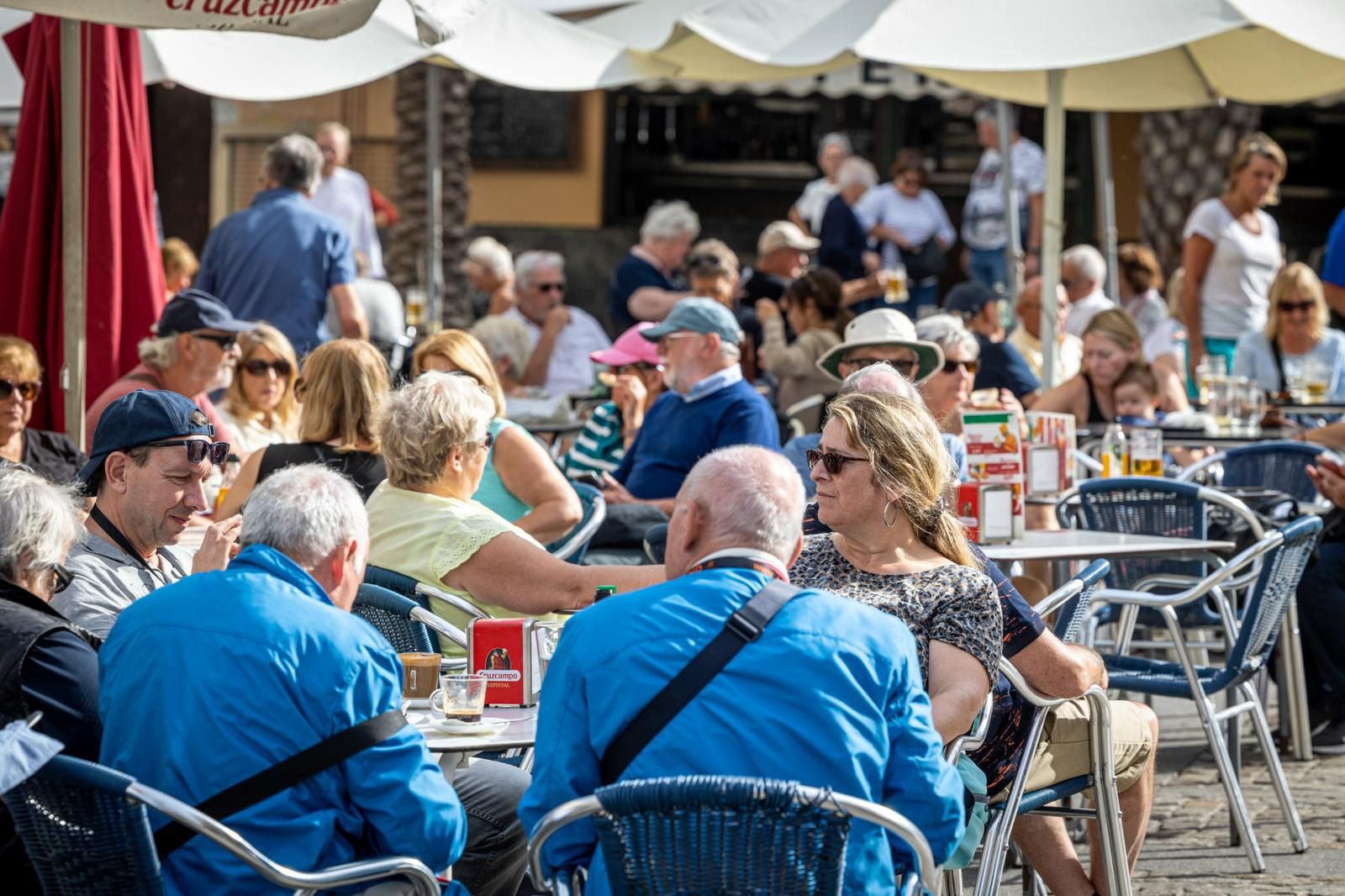 Turistas y cruceros este martes en Cádiz