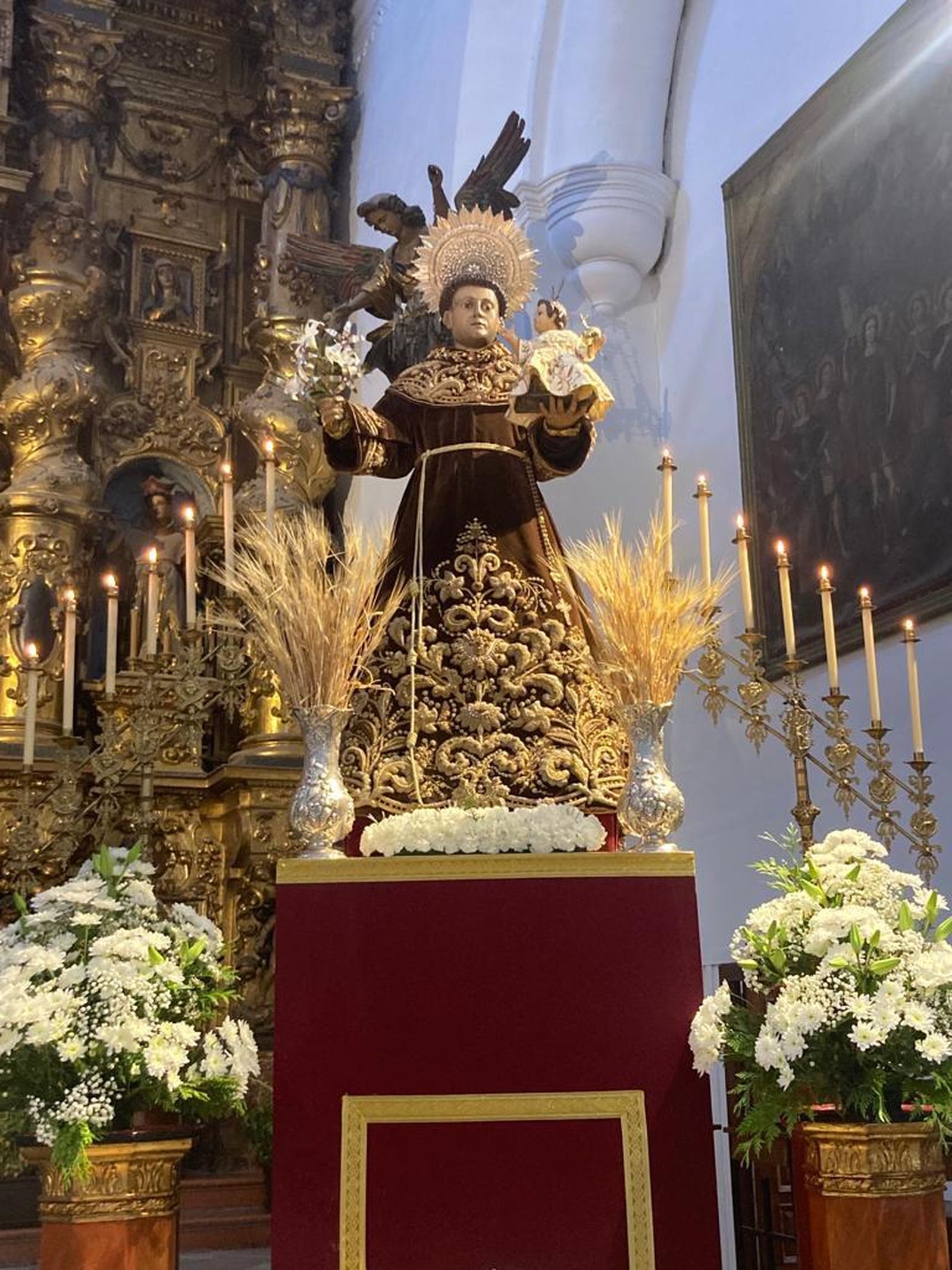 Imagen de San Antonio de Padua en San Francisco.