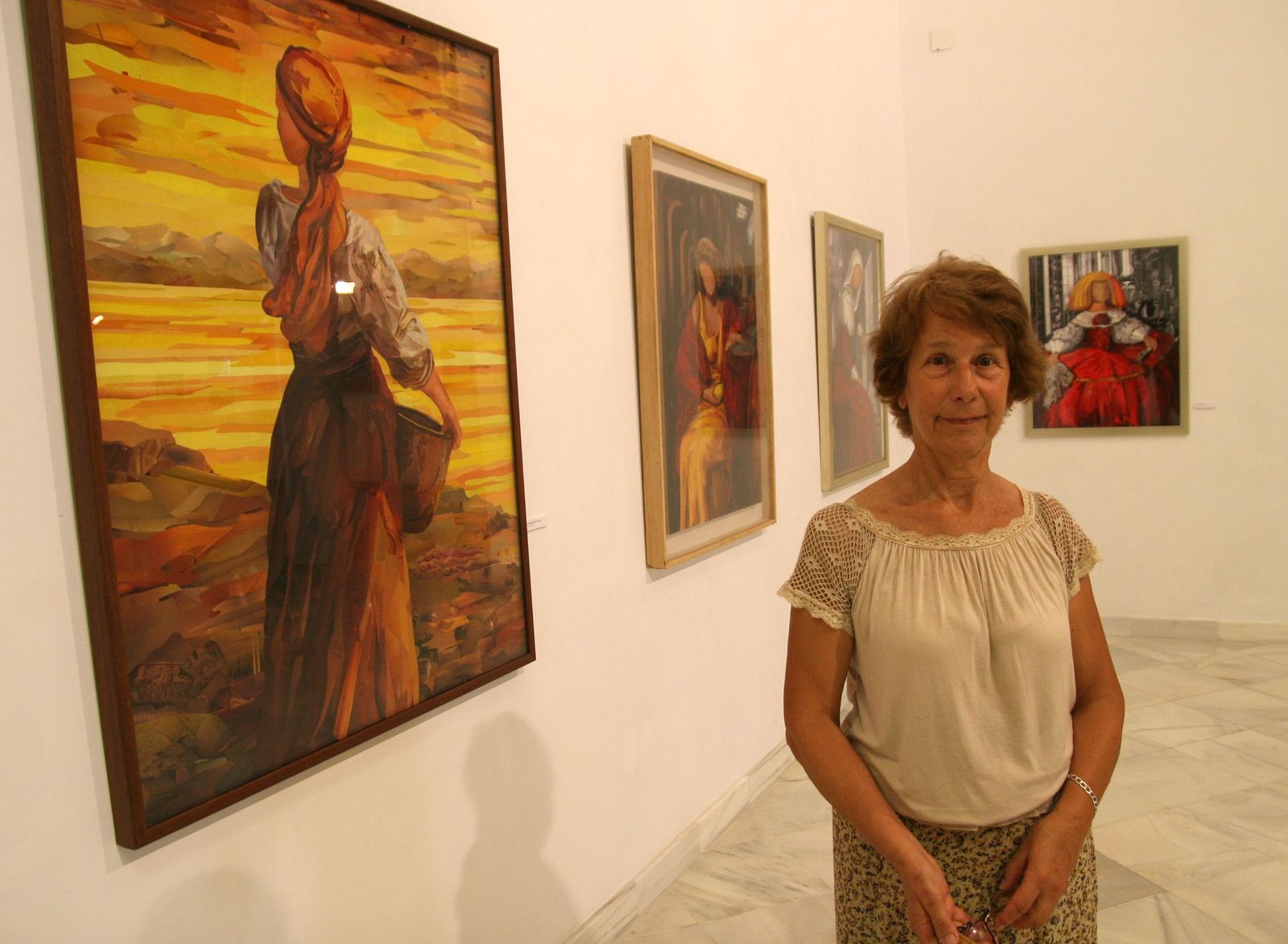 Keka Raffo, en una de sus exposiciones.