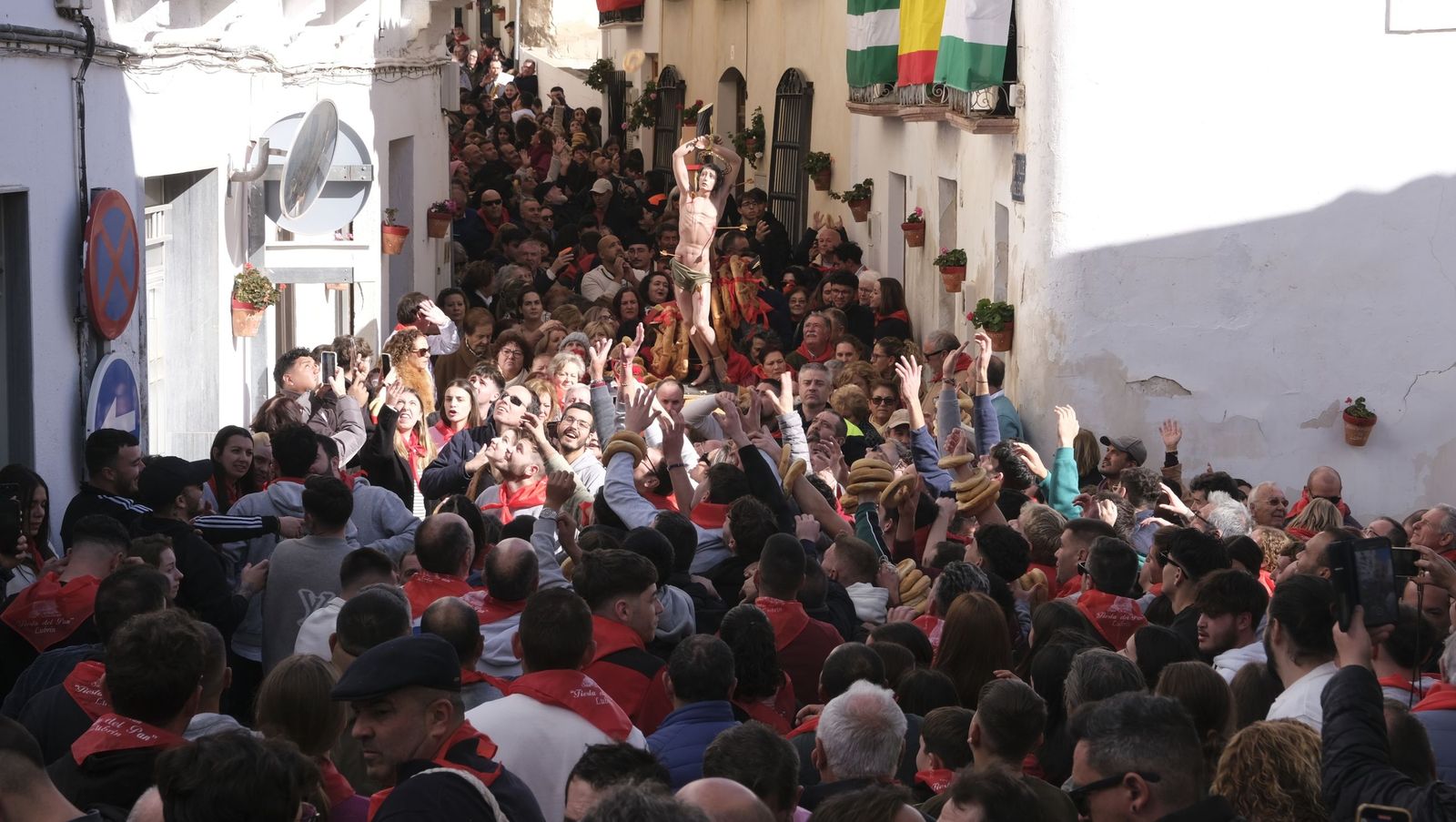 San Sebastián y los roscos de Lubrín, en fotos