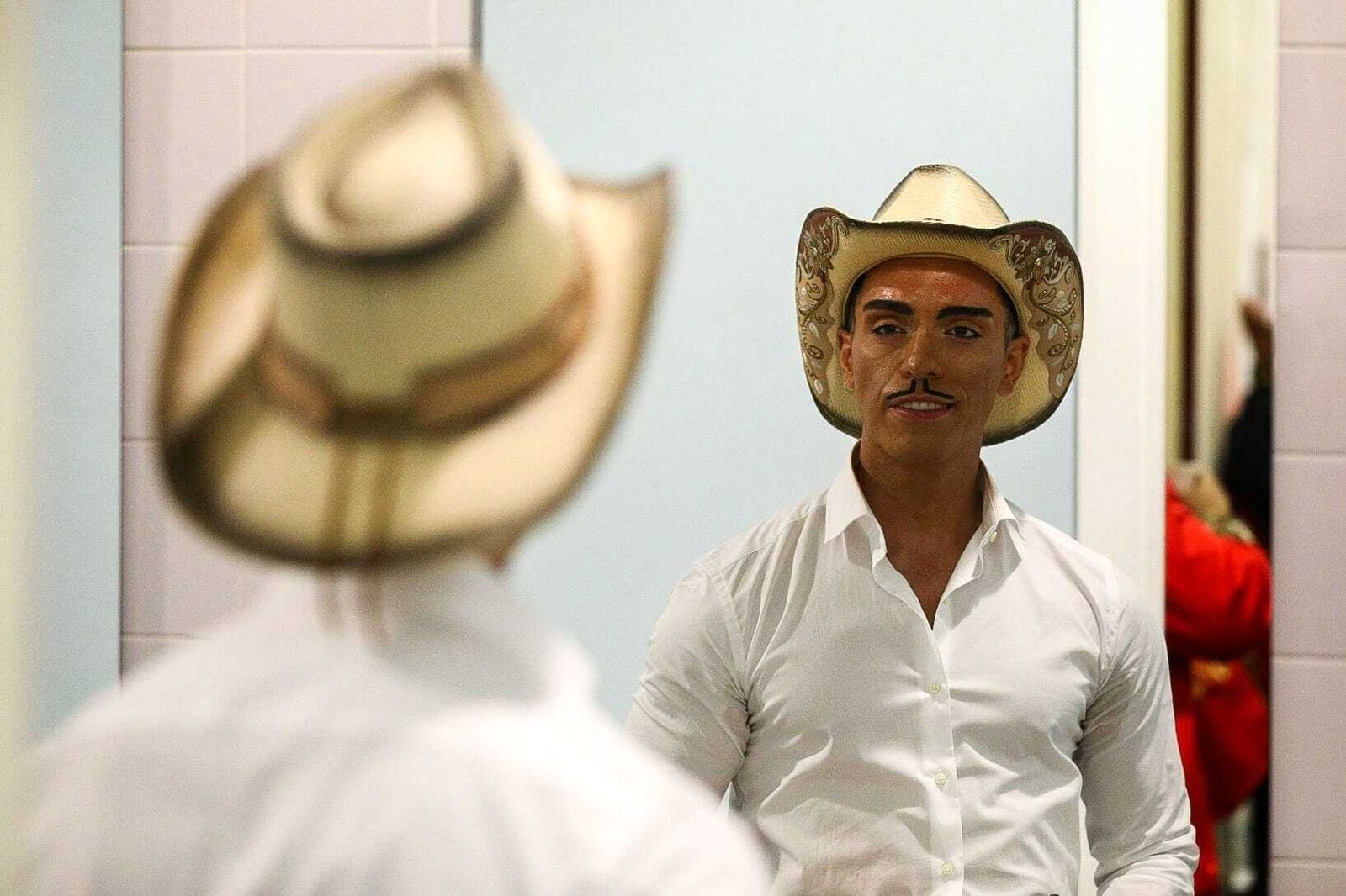 El ambiente en camerinos