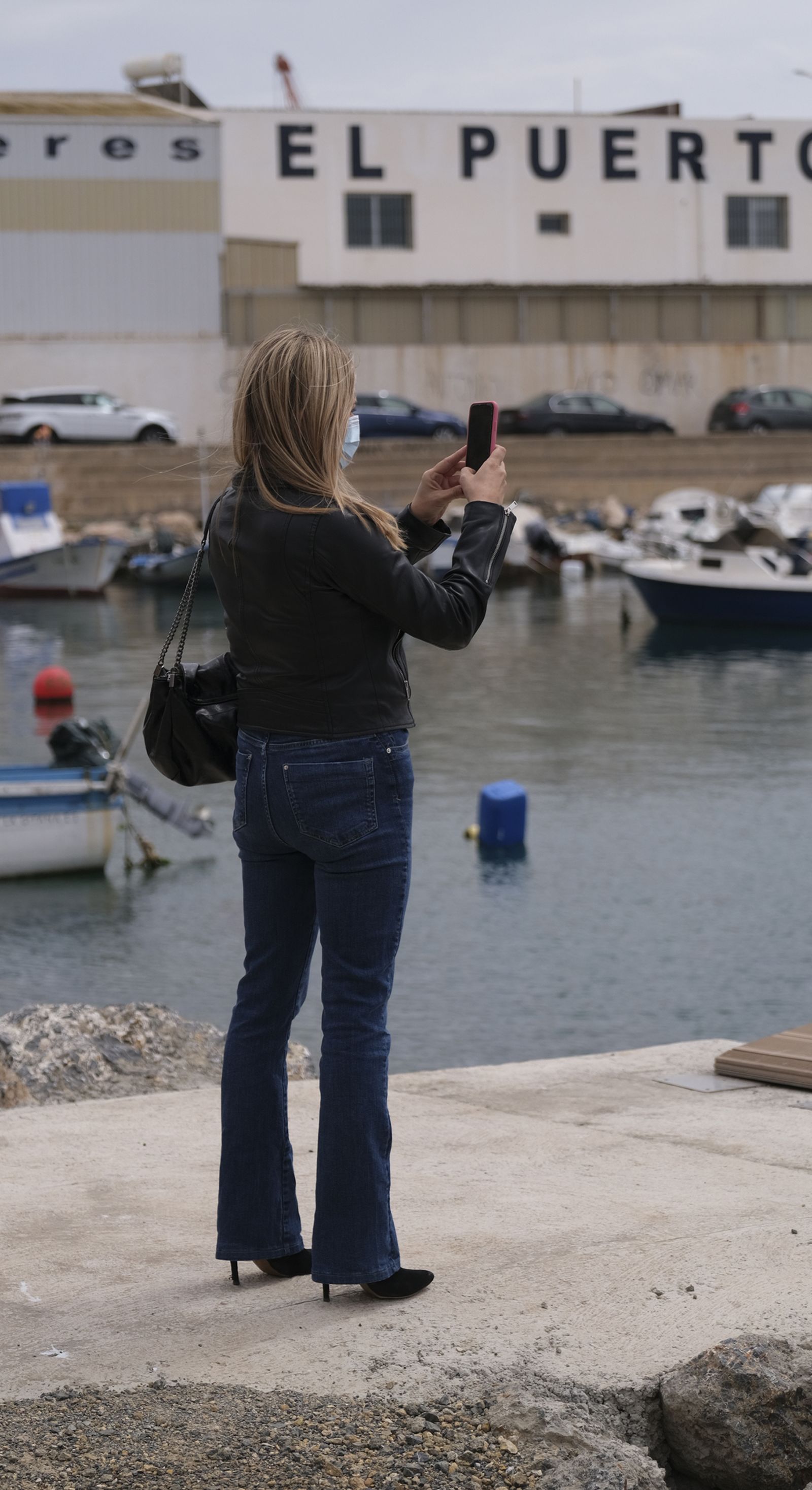 Fotogalería visita obras nuevo fondeadero del Puerto Pesquero de Almería