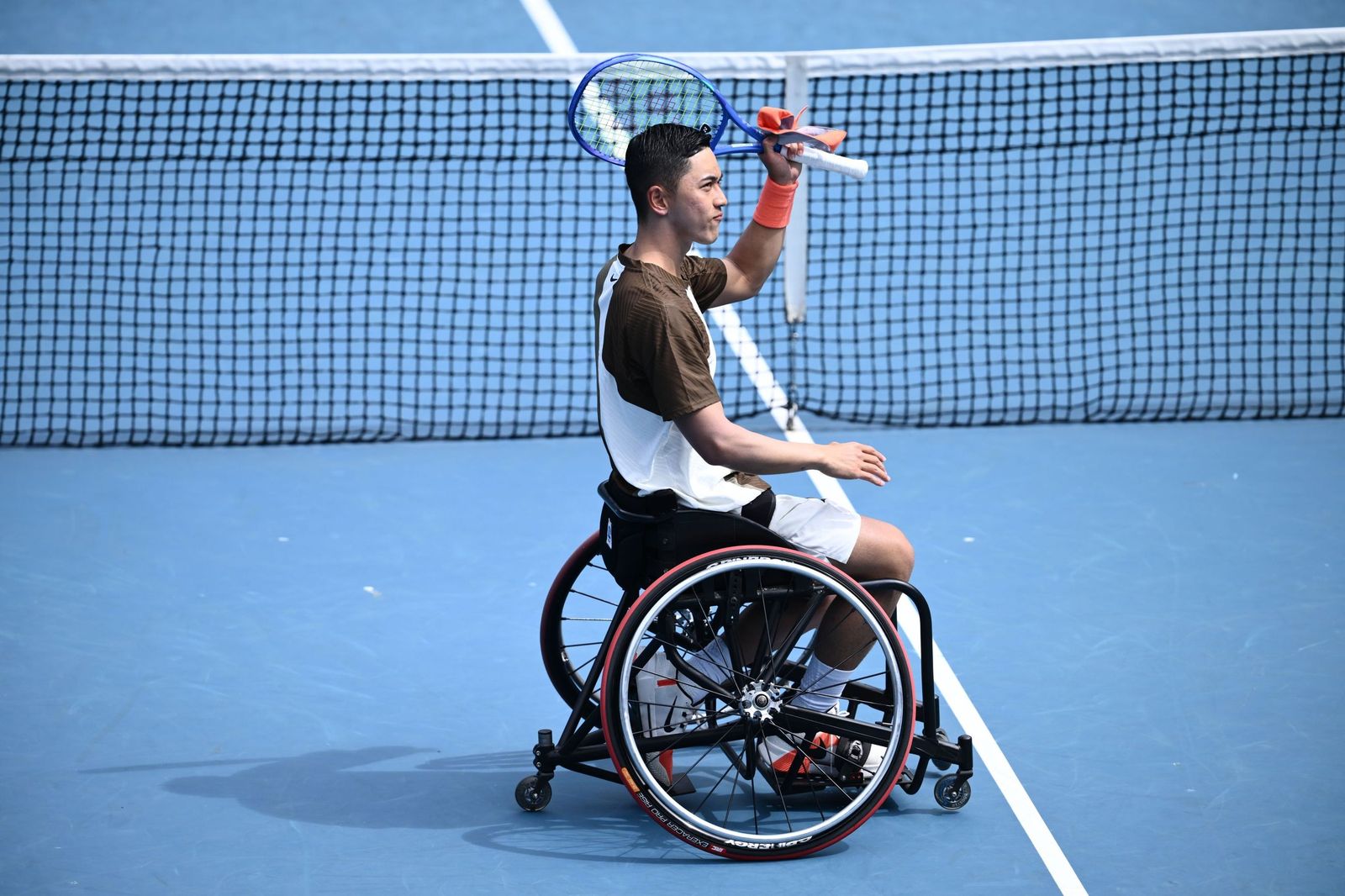 Las fotos de la retirada de Musetti ante Djokovic y del resto de cuartos de final