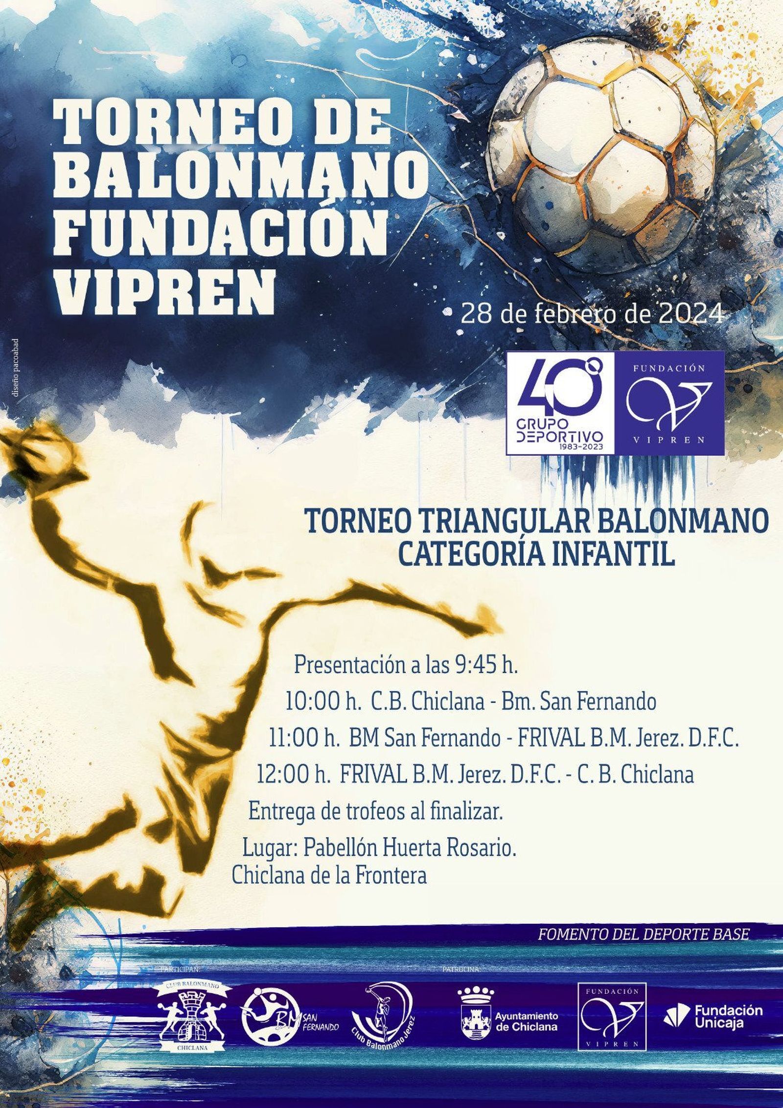 Detalle del cartel de esta prueba deportiva.