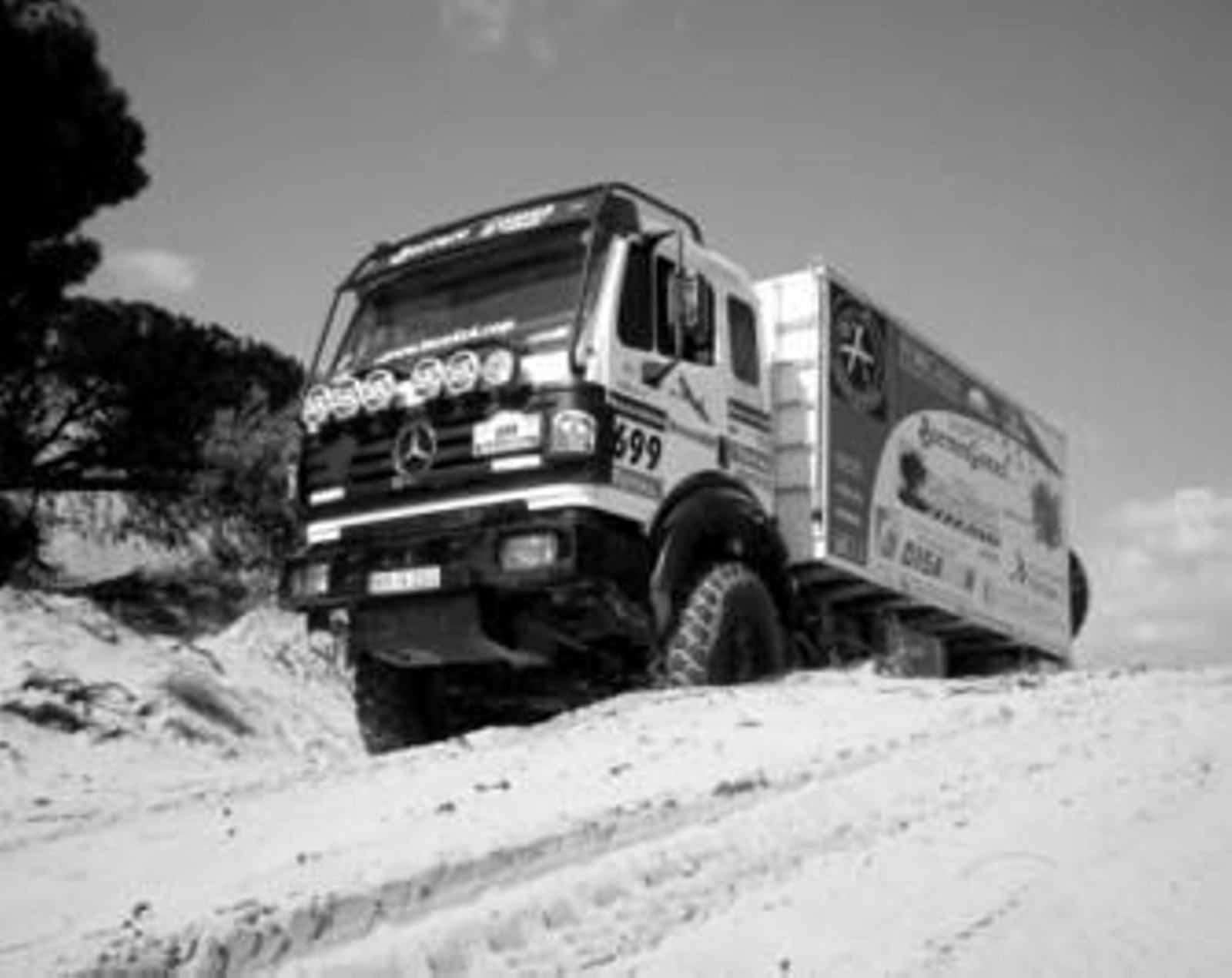 Borrero Gómez compite con el mismo camión con el que tenía previsto participar en el Lisboa-Dakar.