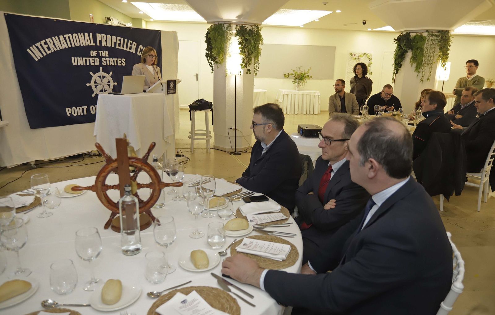 Fotos del almuerzo del Propeller Club de Algeciras con Juan Antonio Patrón y Fidel Ruiz