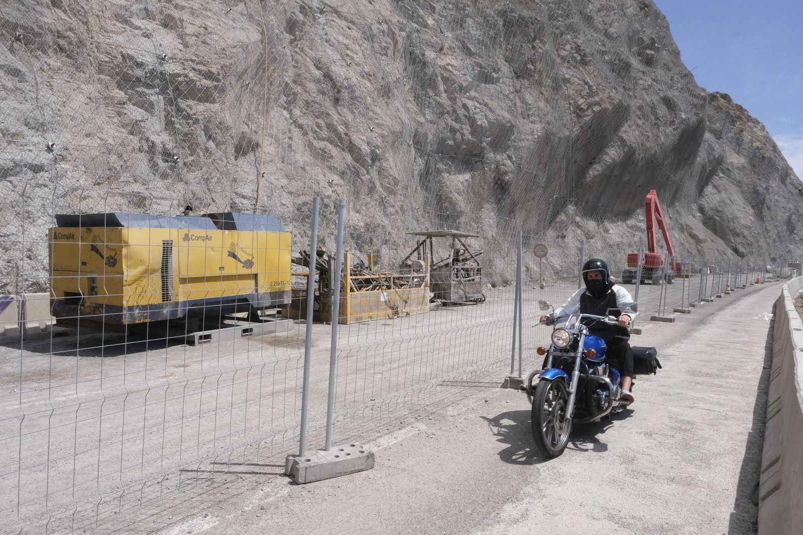 Fotogalería visita obras carretera El Cañarete-Almería-Aguadulce