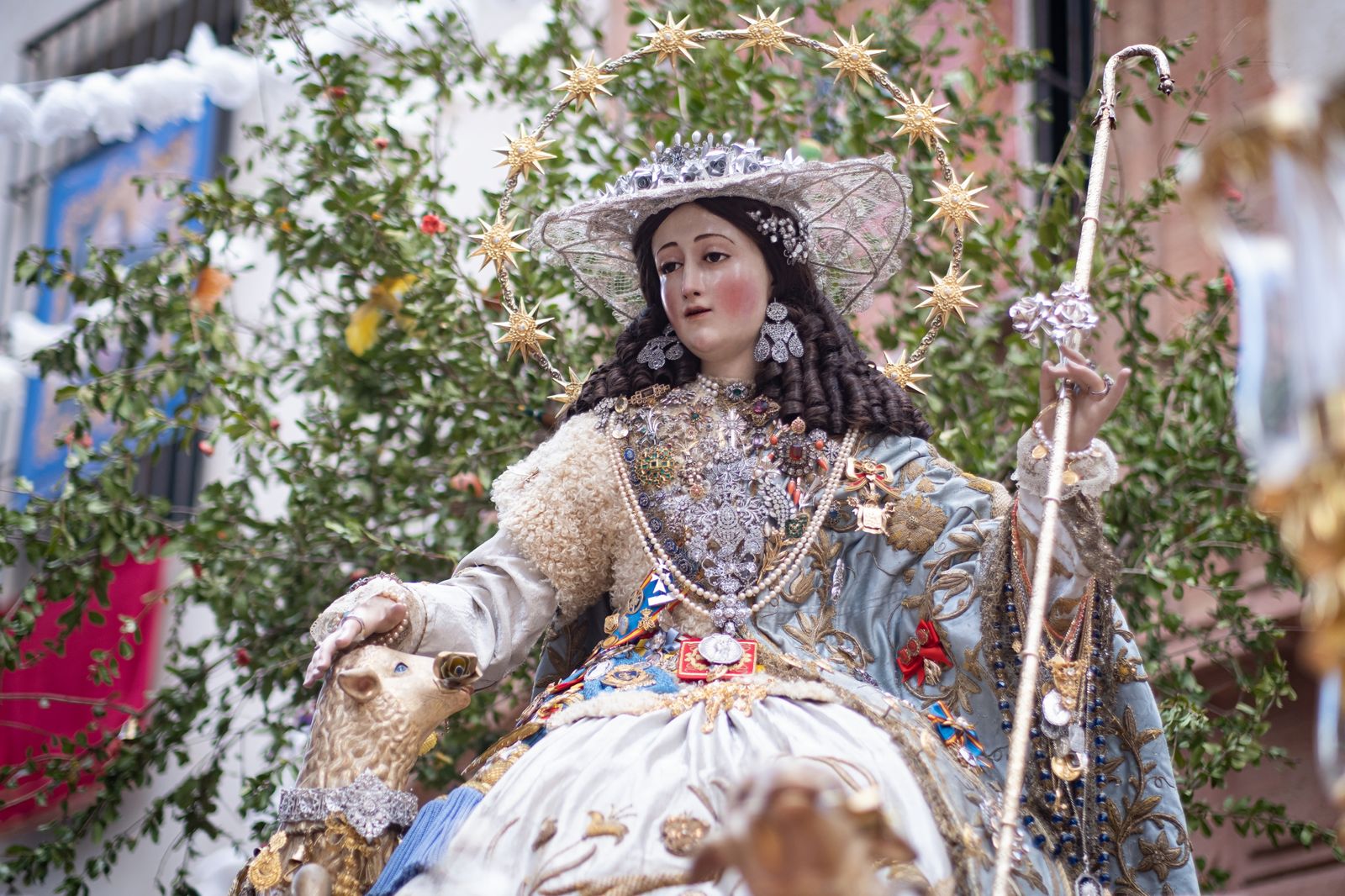 Las imágenes de la salida de la Divina Pastora de Santa Marina