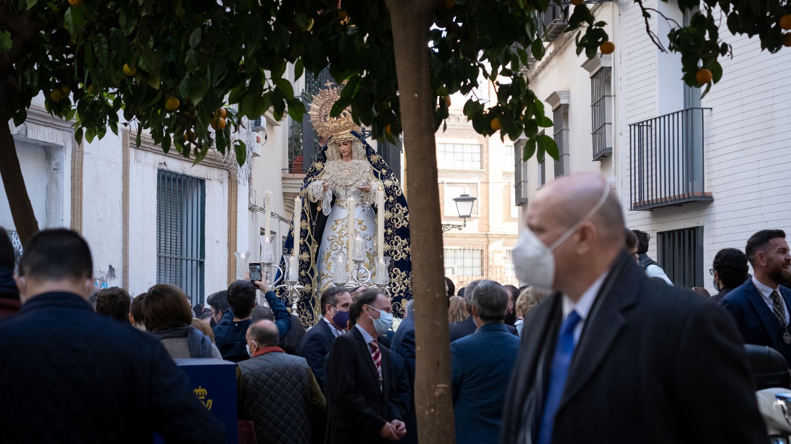 El rosario de la Virgen de Guadalupe de Las Aguas, en imágenes