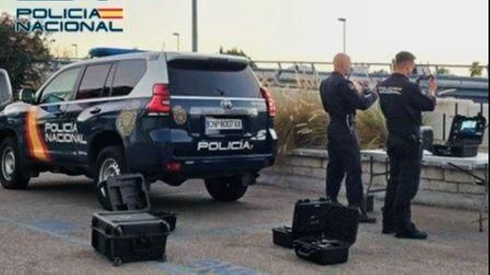 Unidad de Aérea de la Comisaría Provincial de Málaga