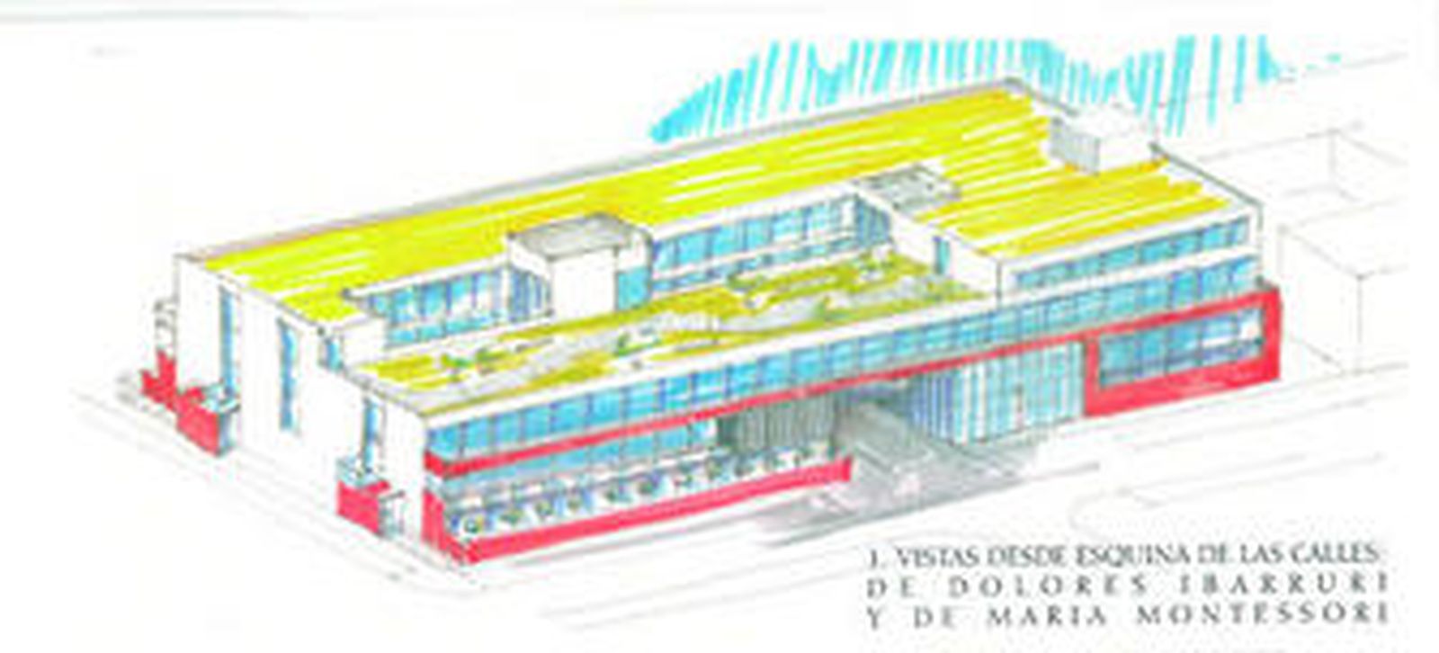 Exterior del futuro Hospital Averroes.