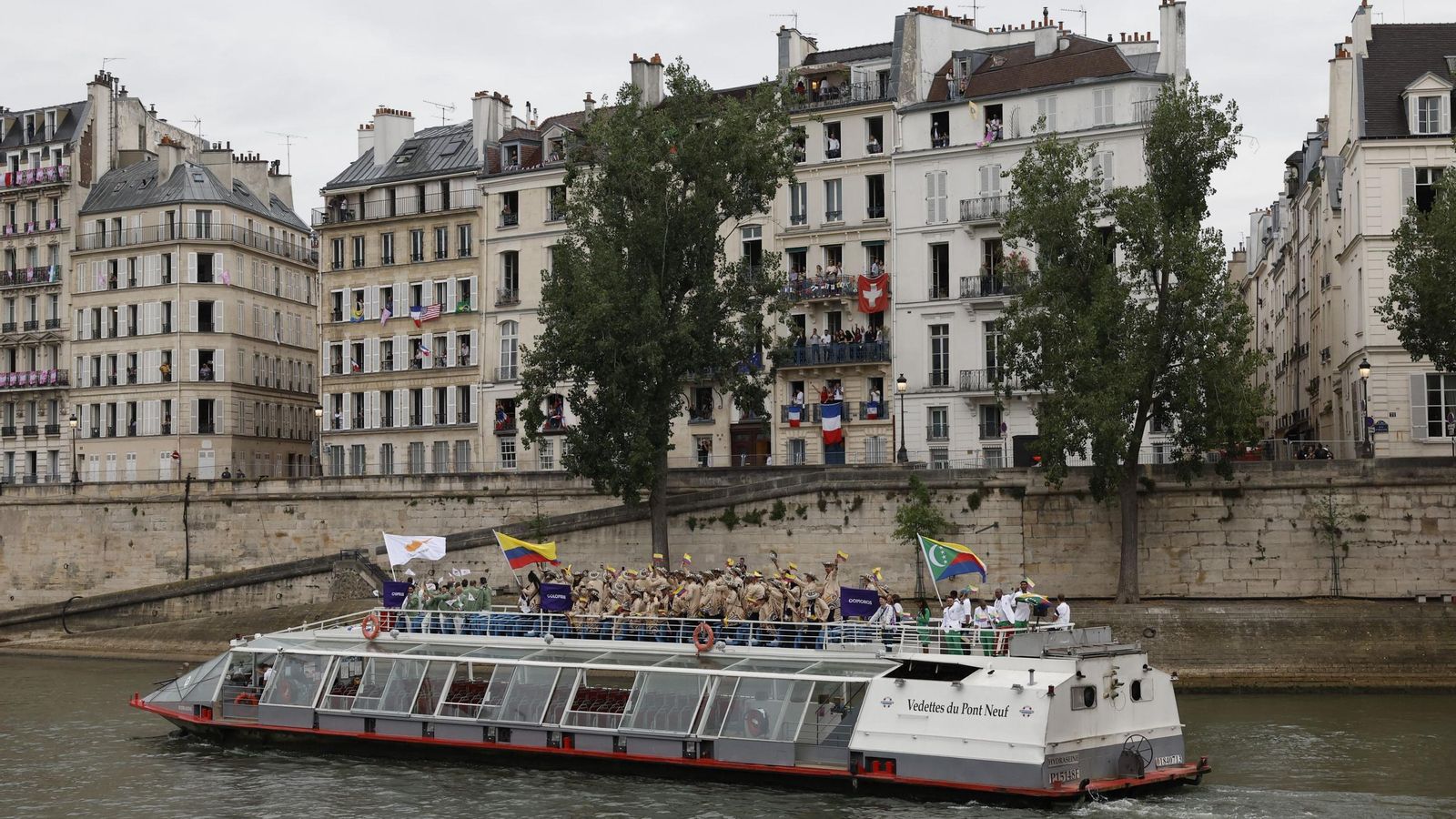 Las fotos de la ceremonia de inauguración de los Juegos Olímpicos de París 2024