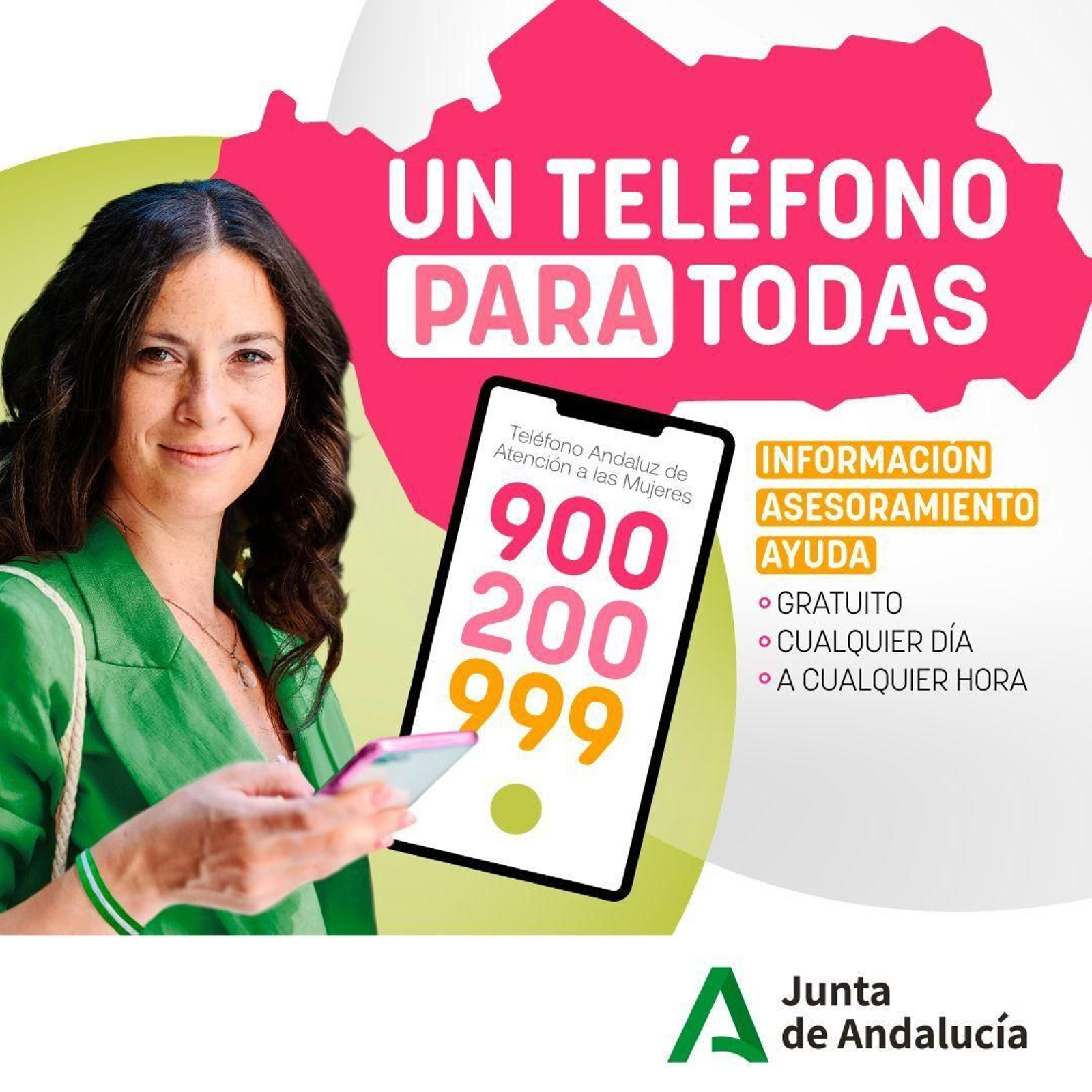 Teléfono Andaluz de Atención a las Mujeres.
