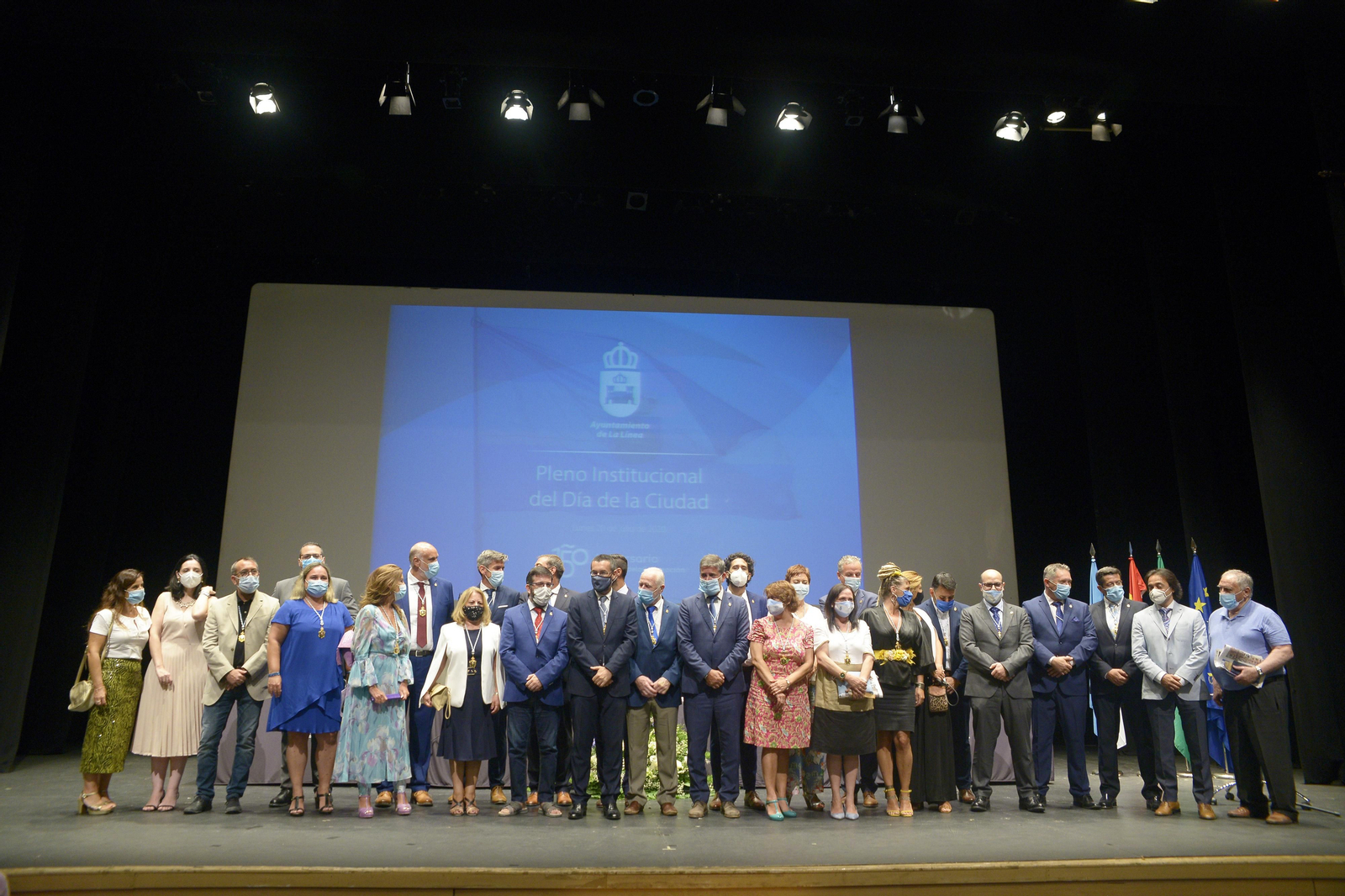 Fotos de los actos de conmemoración del 150 aniversario de La Línea