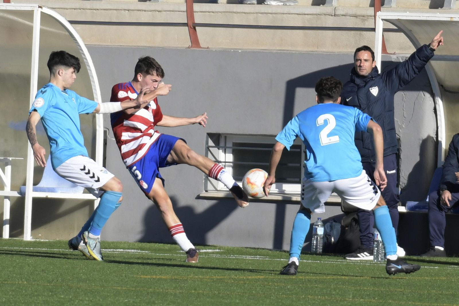 Imagen del encuentro ante el San Félix.