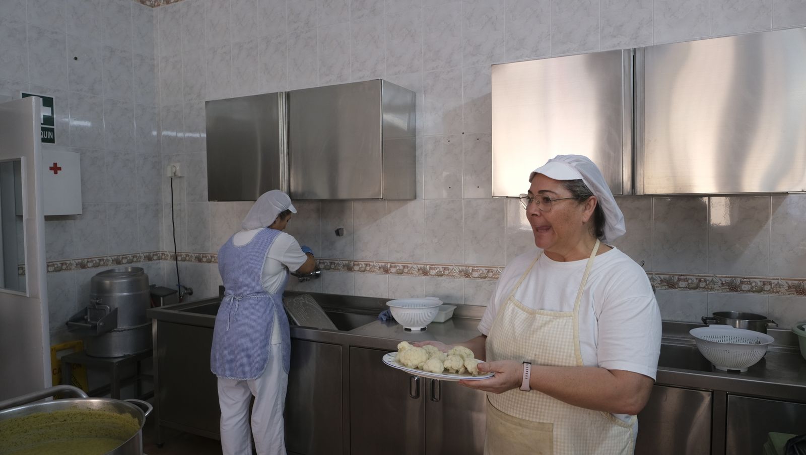 Imágenes del comedor social de La Milagrosa