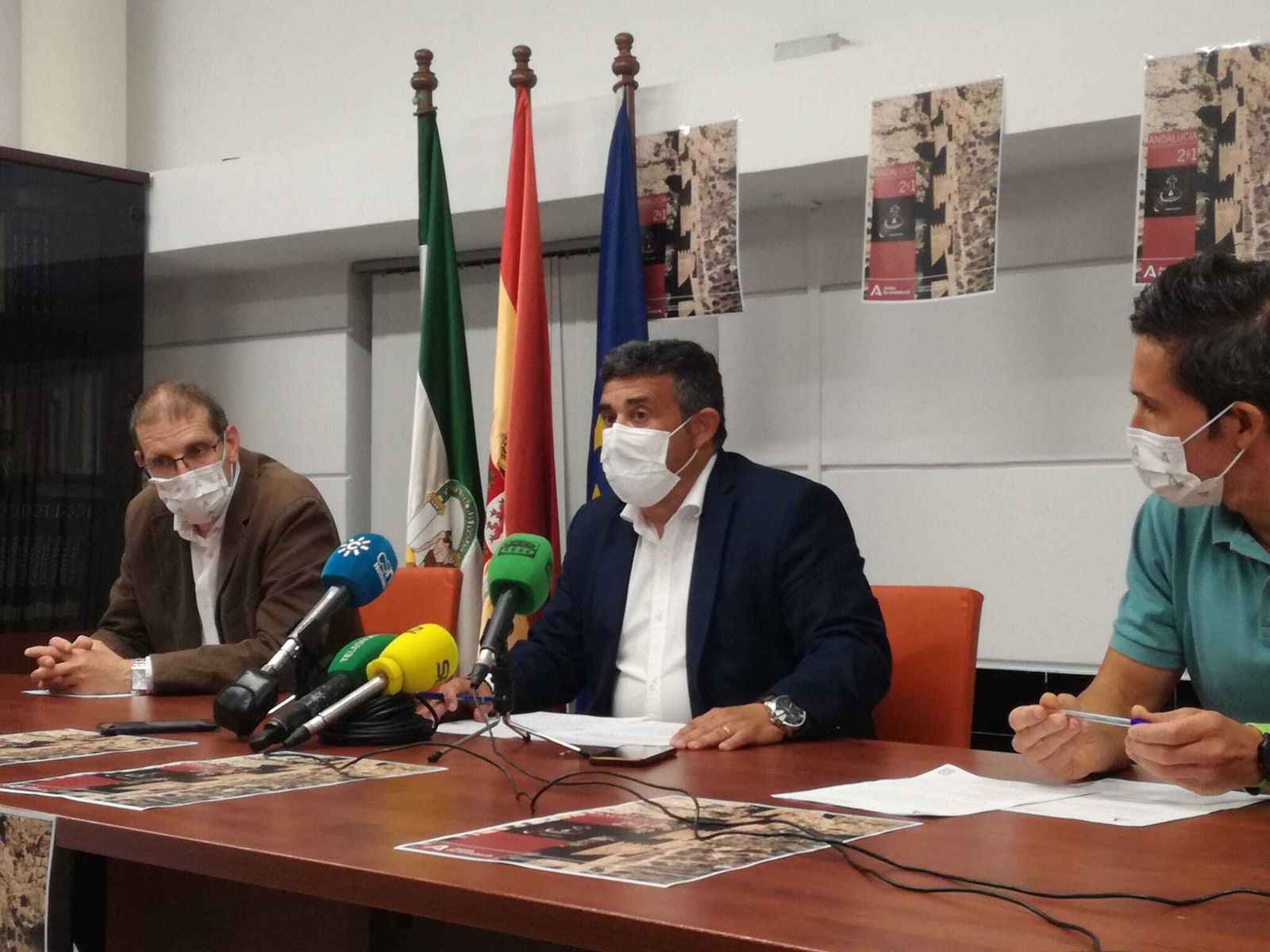 El delegado de Cultura, José Manuel Correa, en un momento de la rueda de prensa de ayer.