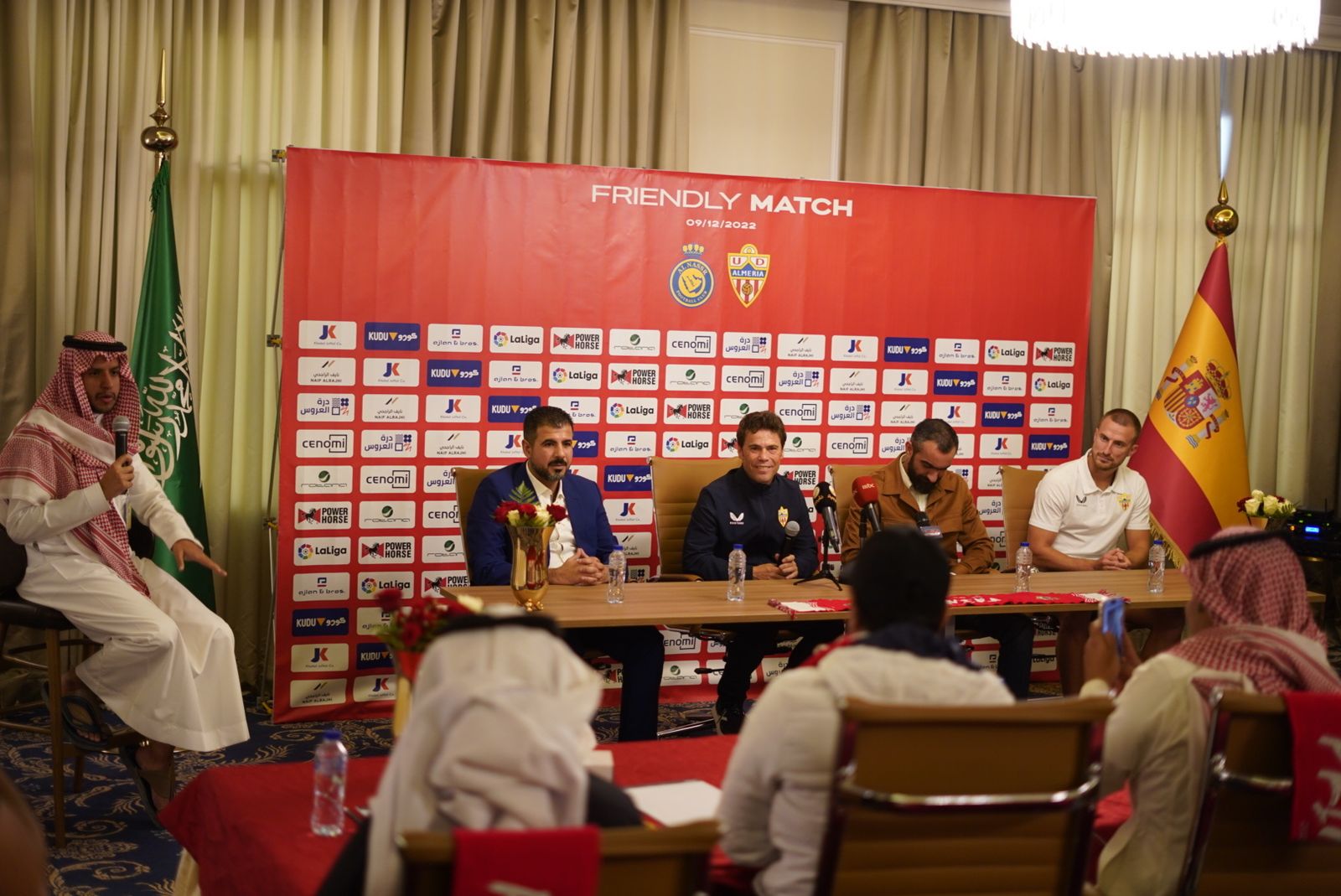 El primer día del Almería en Riad, en imágenes