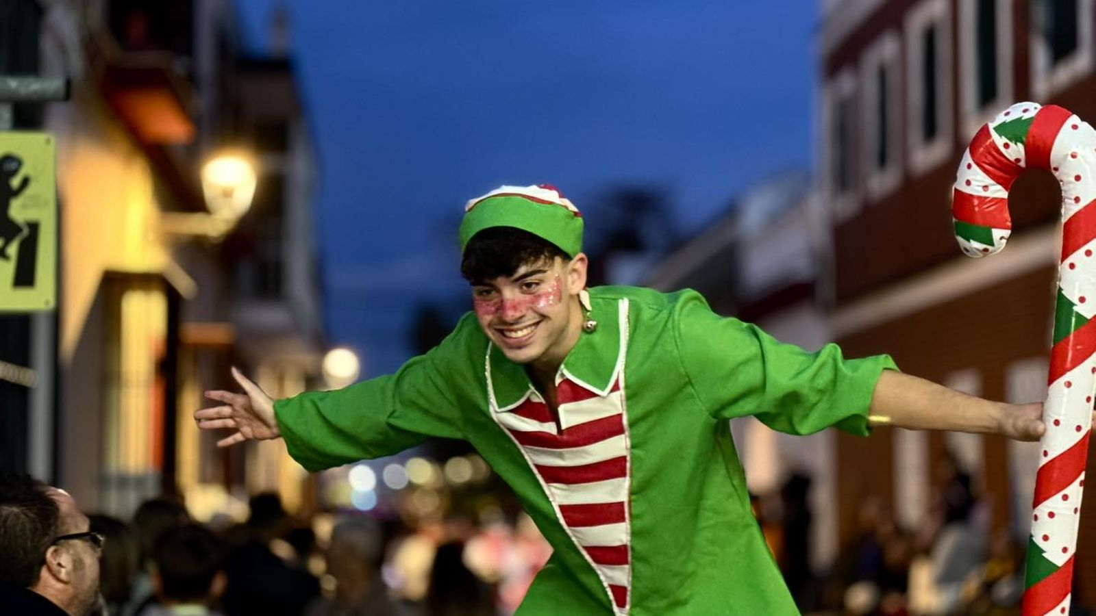 Uno de los grupos de animación de la cabalgata