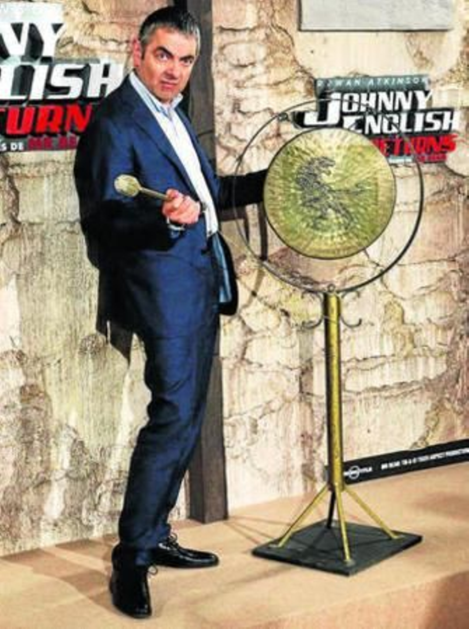 Rowan Atkinson, ayer, en la presentación de su nueva cinta.