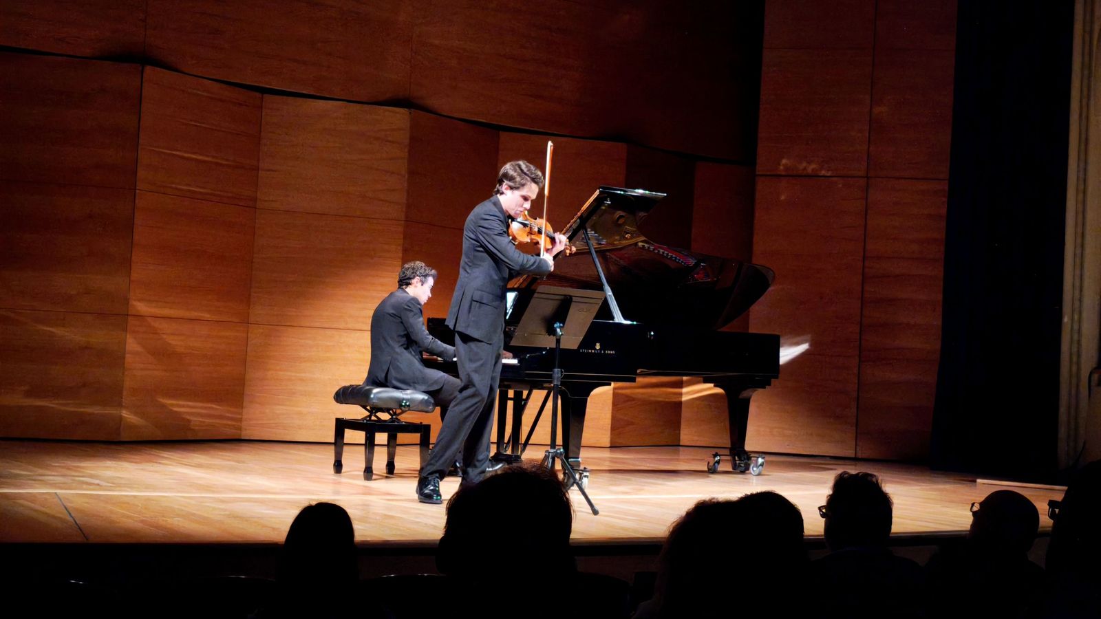 Javier Comesaña y Enrique Lapaz en el Espacio Turina