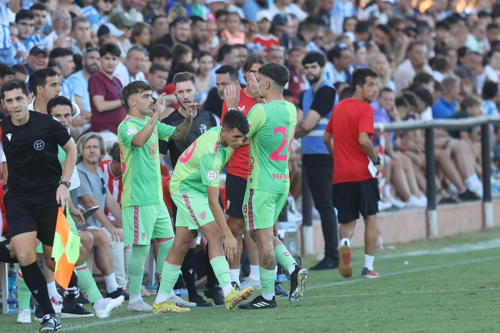 El Málaga-Almería, en imágenes