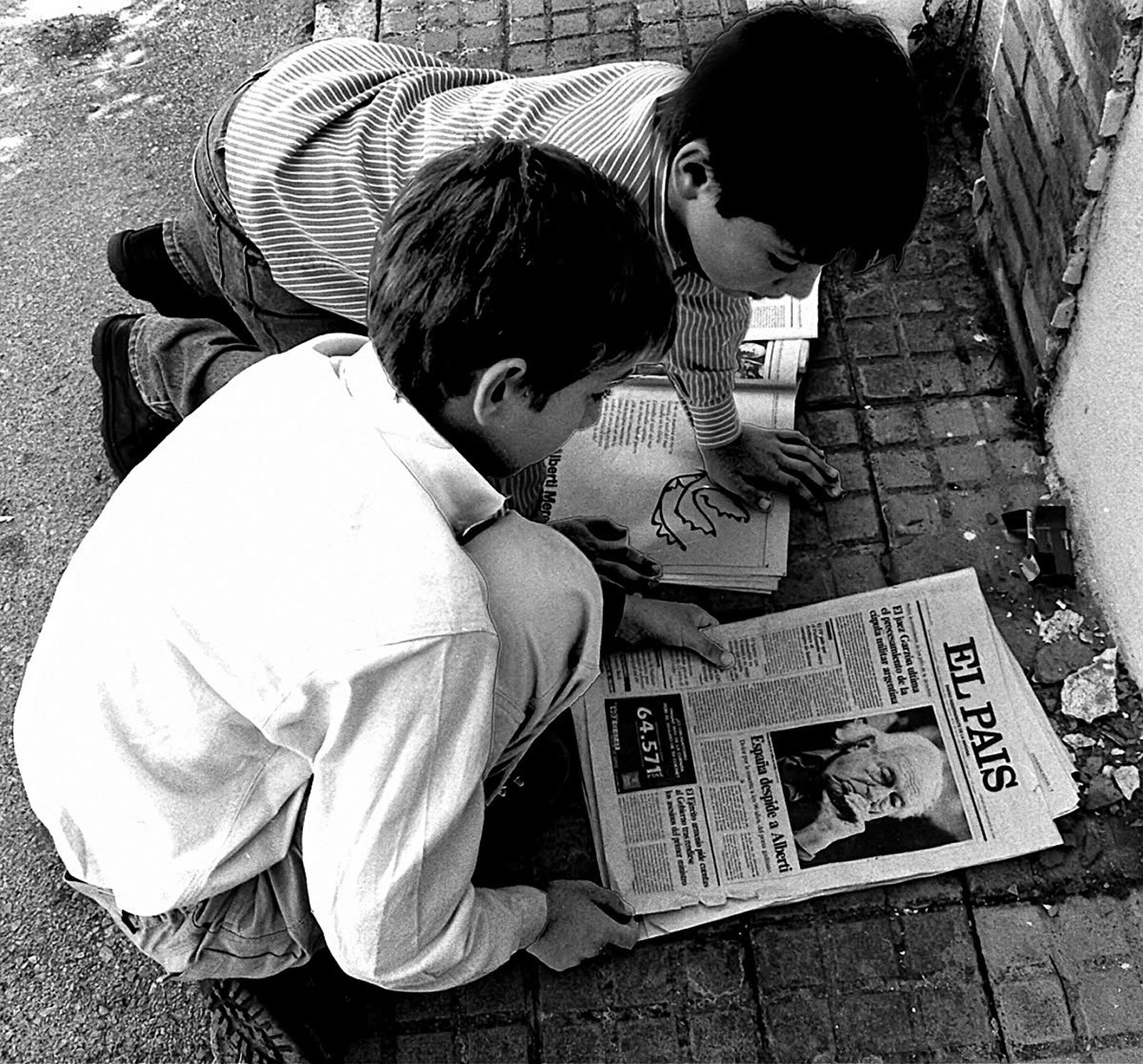 El día de la muerte de Alberti. Foto Pablo Juliá