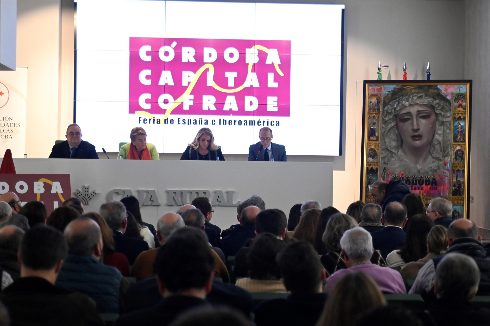 La presentación del cartel de la Semana Santa de Córdoba 2024, en imágenes