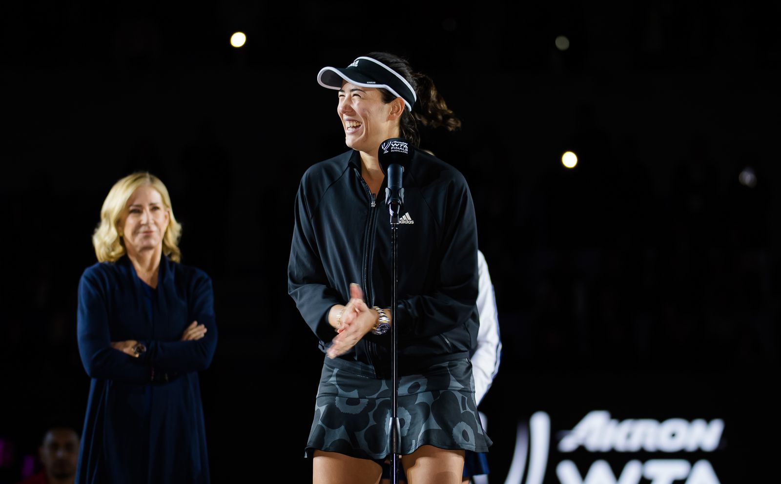 La celebración de Muguruza como 'maestra' del tenis