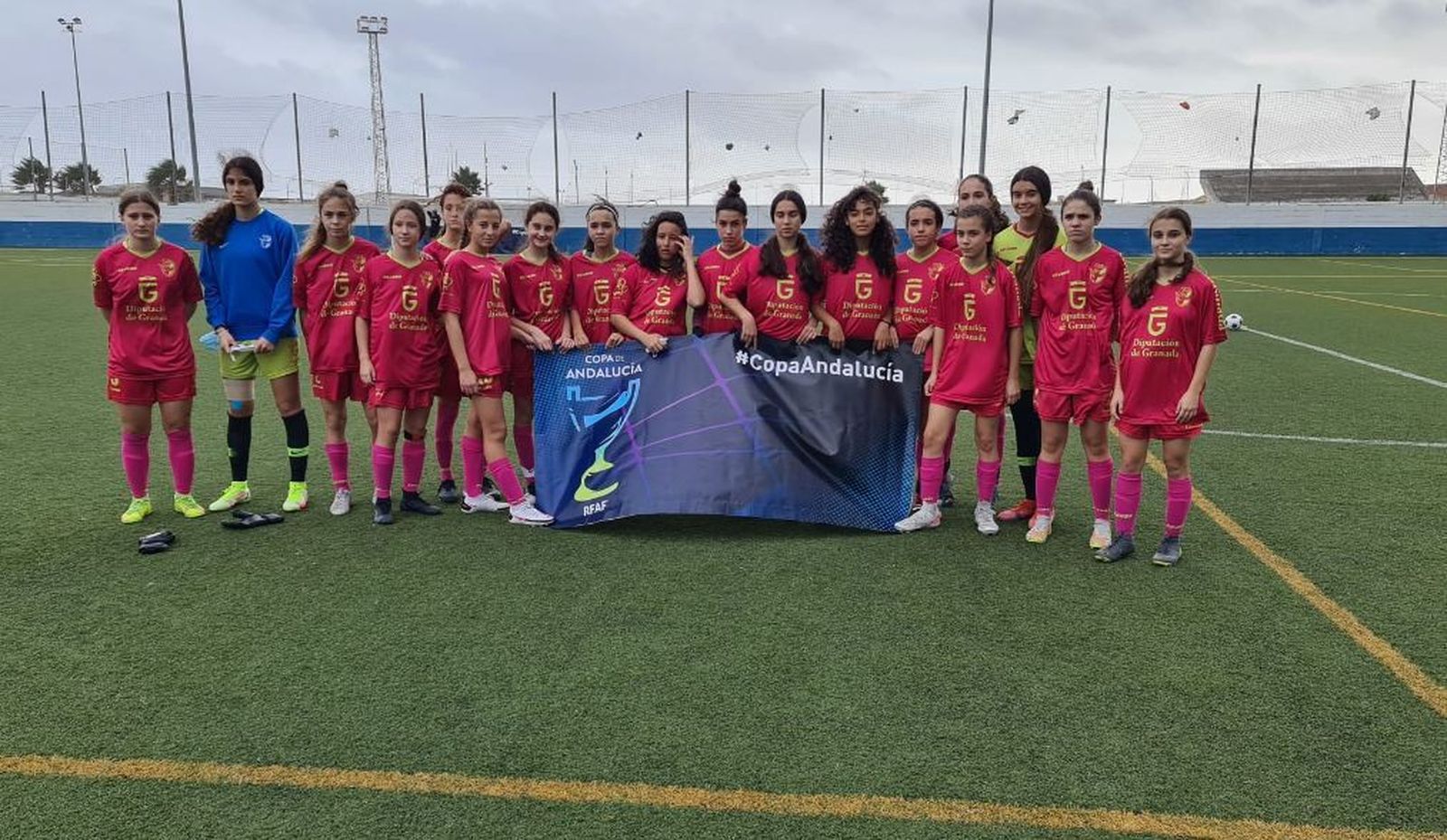 La selección de Granada sub-15, este viernes en La Línea