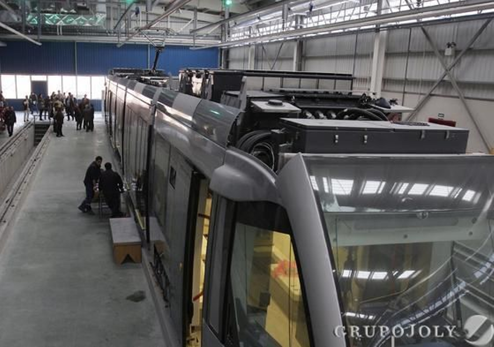Fábrica de tranvías CAF en Linares (Jaén).

Foto: José Ángel García