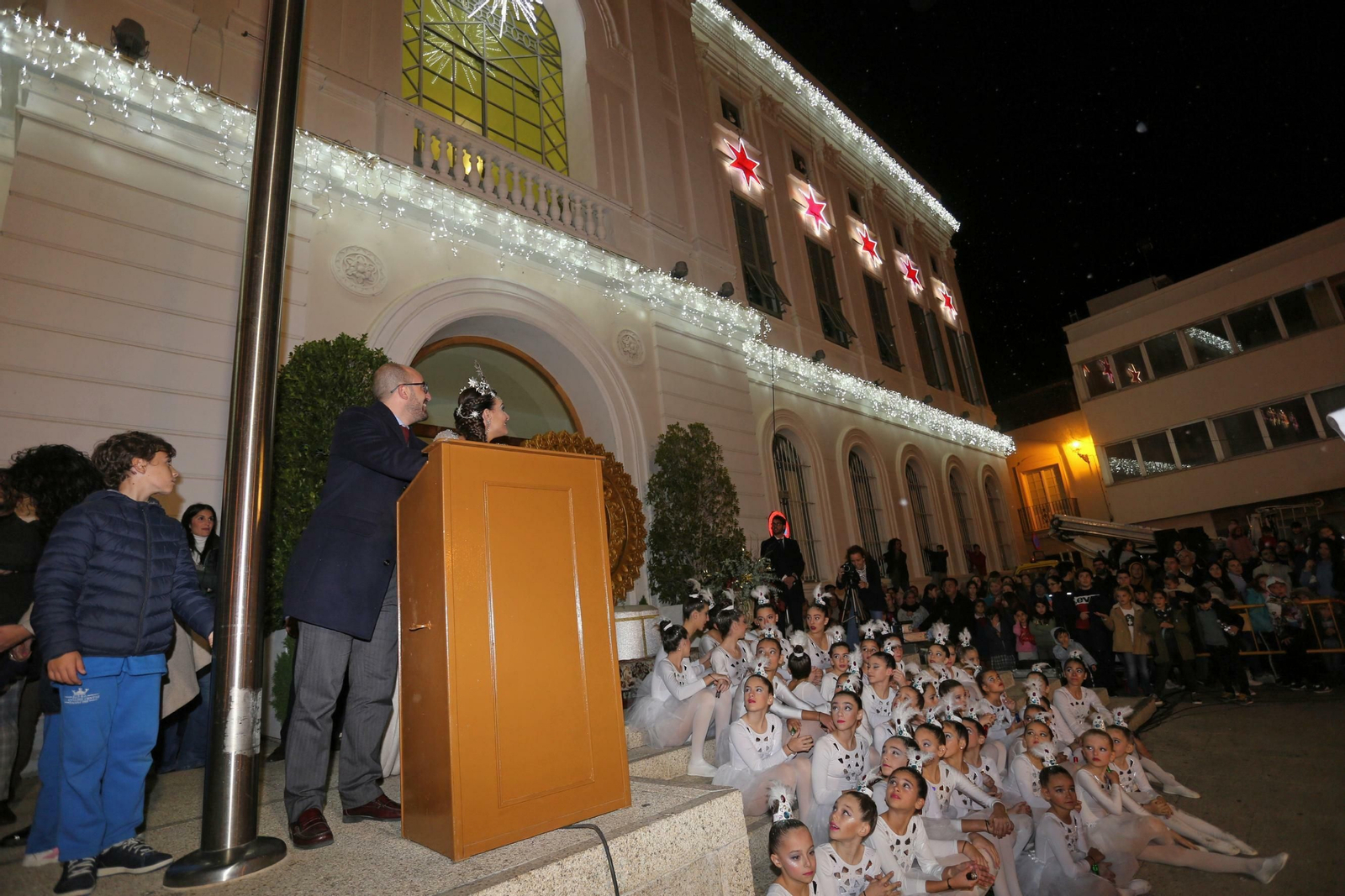 Encendido del alumbrado de Navidad en El Puerto