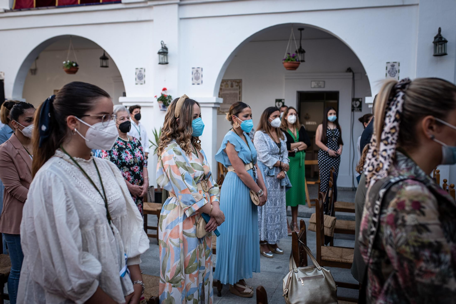 Imágenes de la misa de romeros de la Hermandad de Huelva